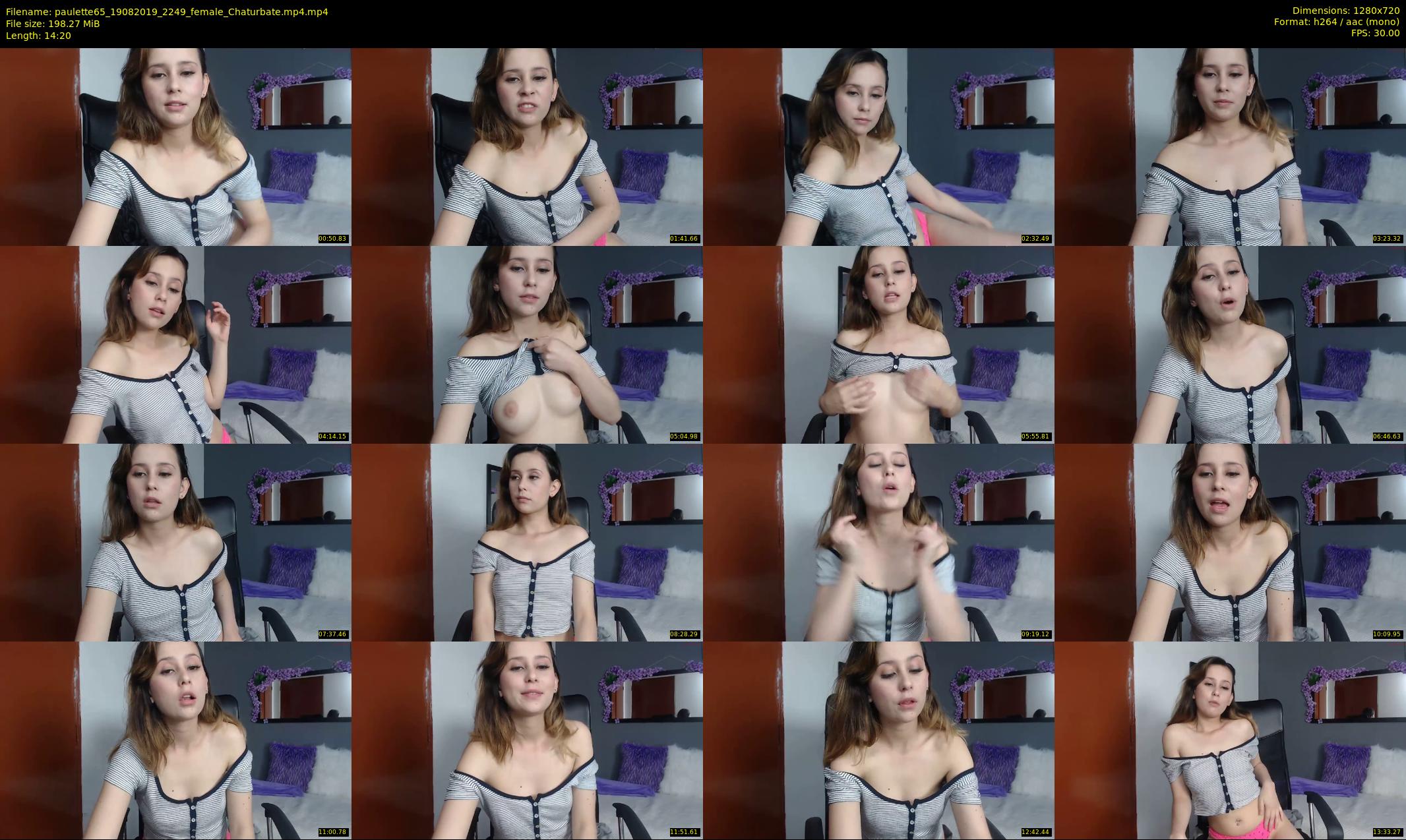 paulette65 — 15 minute Chaturbate female cam show recording, 720p, Aug 19, 2019