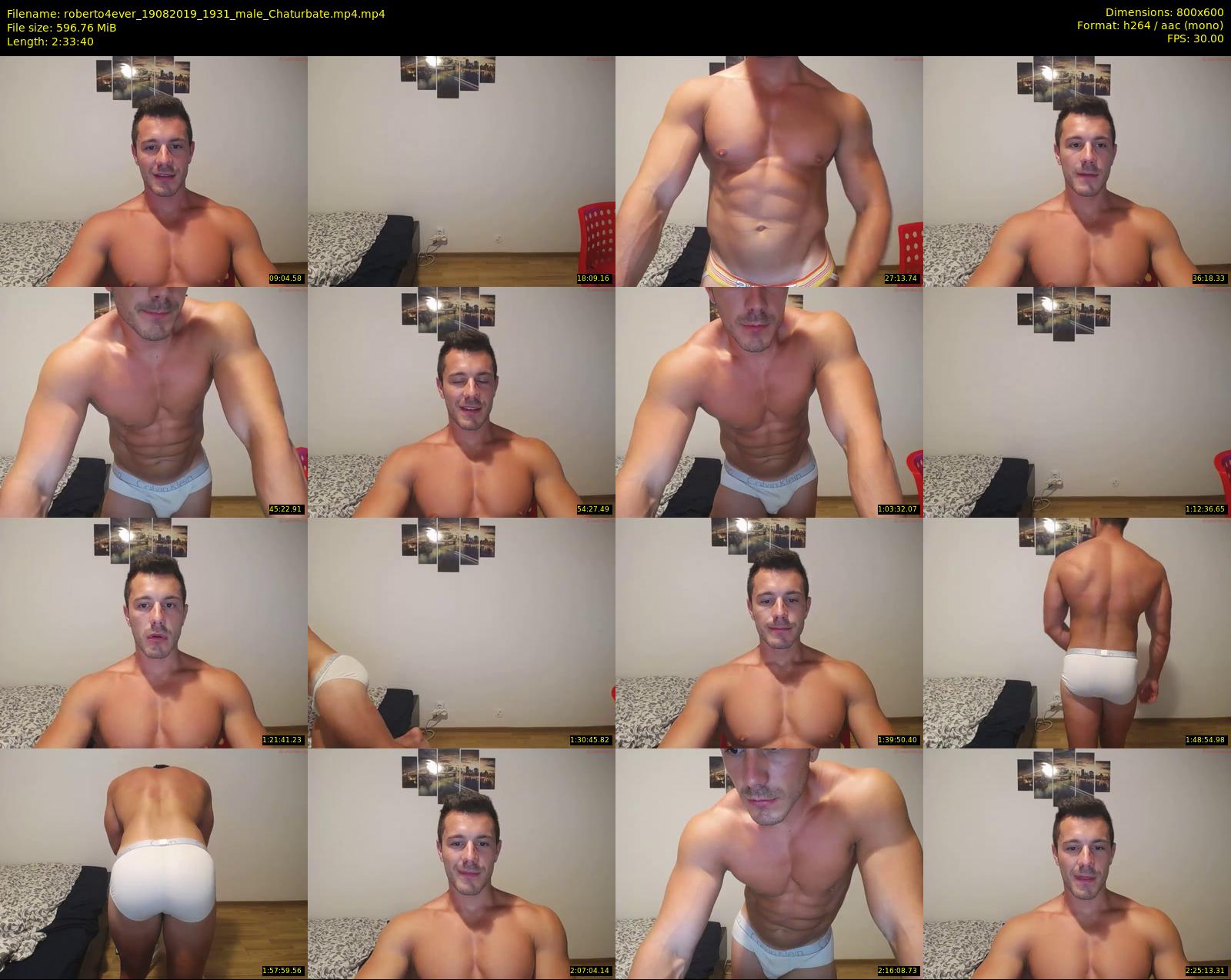 roberto4ever — 154 minute Chaturbate male cam show recording, 480p, Aug 19, 2019