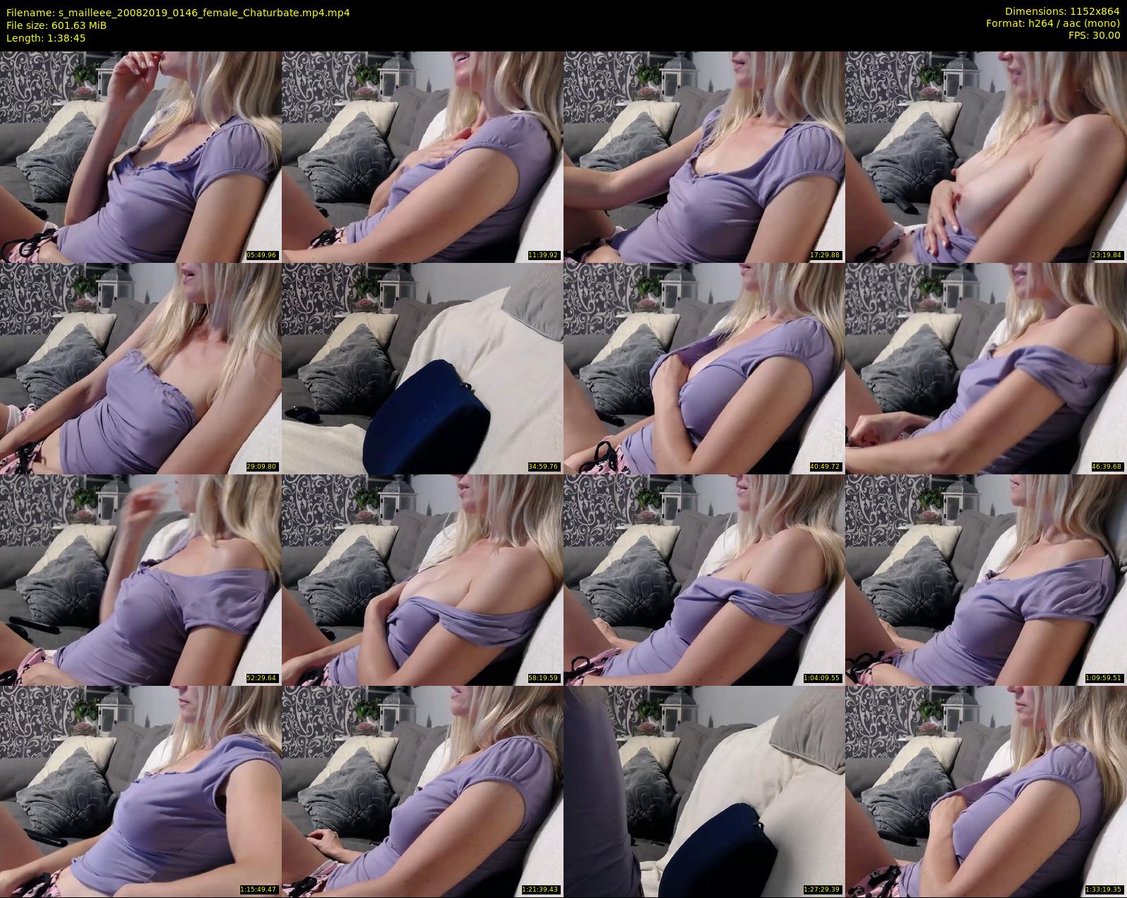 s_mailleee — 99 minute Chaturbate female cam show recording, 720p, Aug 20, 2019