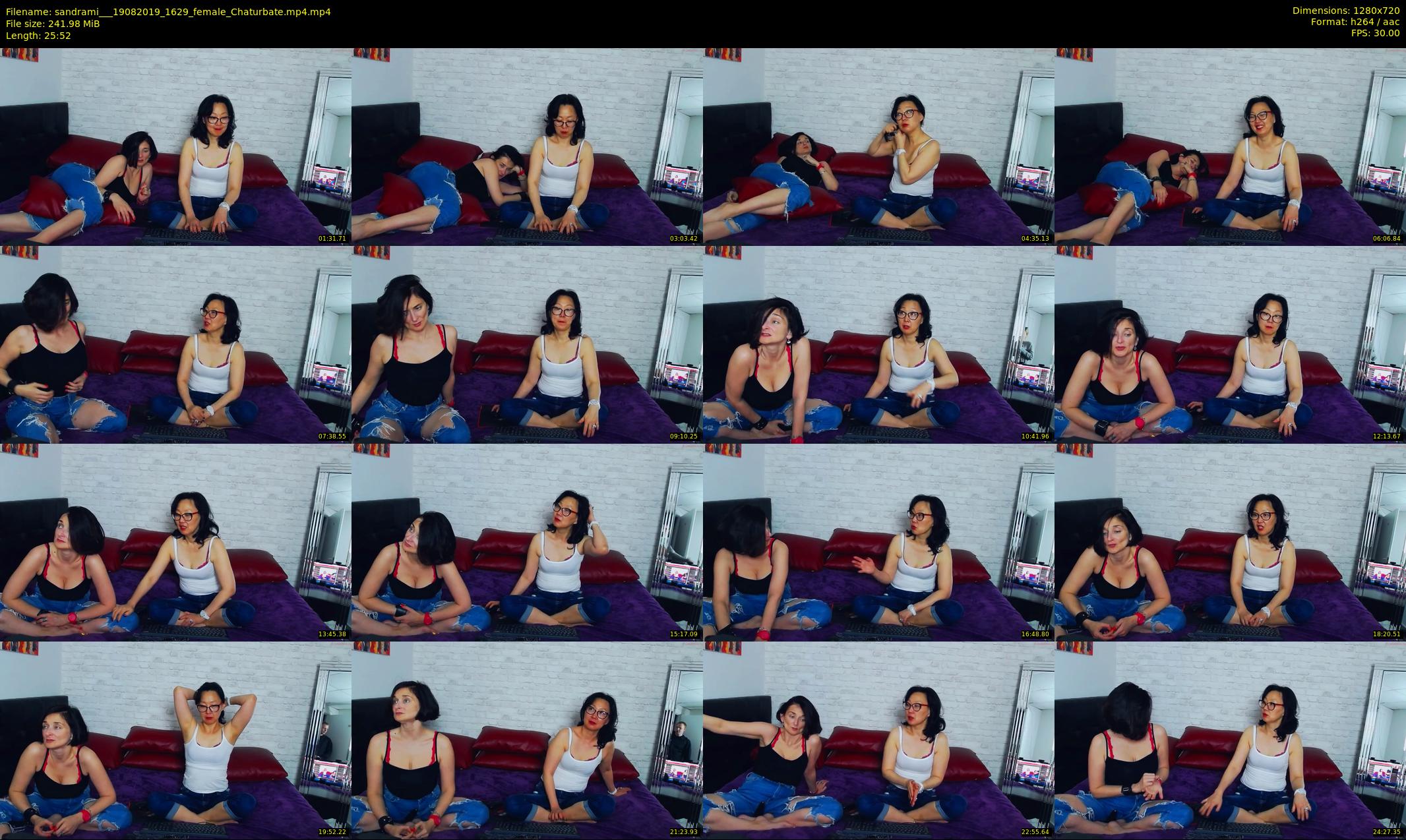 sandrami__ — 26 minute Chaturbate female cam show recording, 720p, Aug 19, 2019