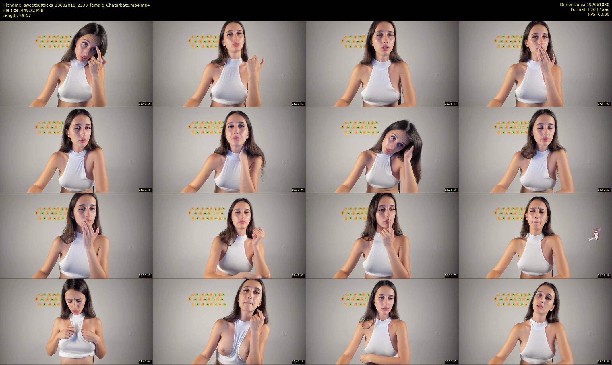 sweetbuttocks — 30 minute Chaturbate female cam show recording, 1080p, Aug 19, 2019
