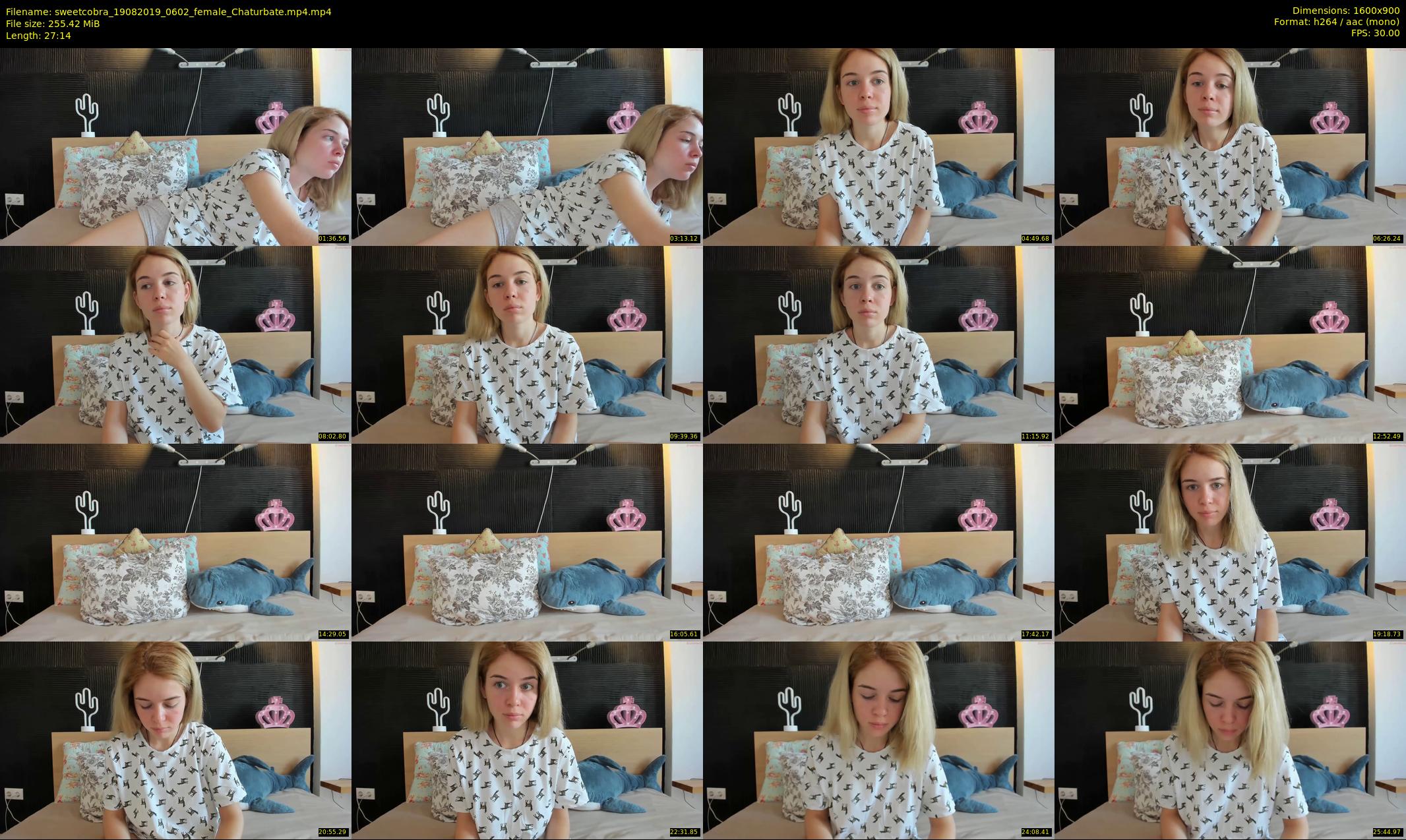 sweetcobra — 28 minute Chaturbate female cam show recording, 720p, Aug 19, 2019