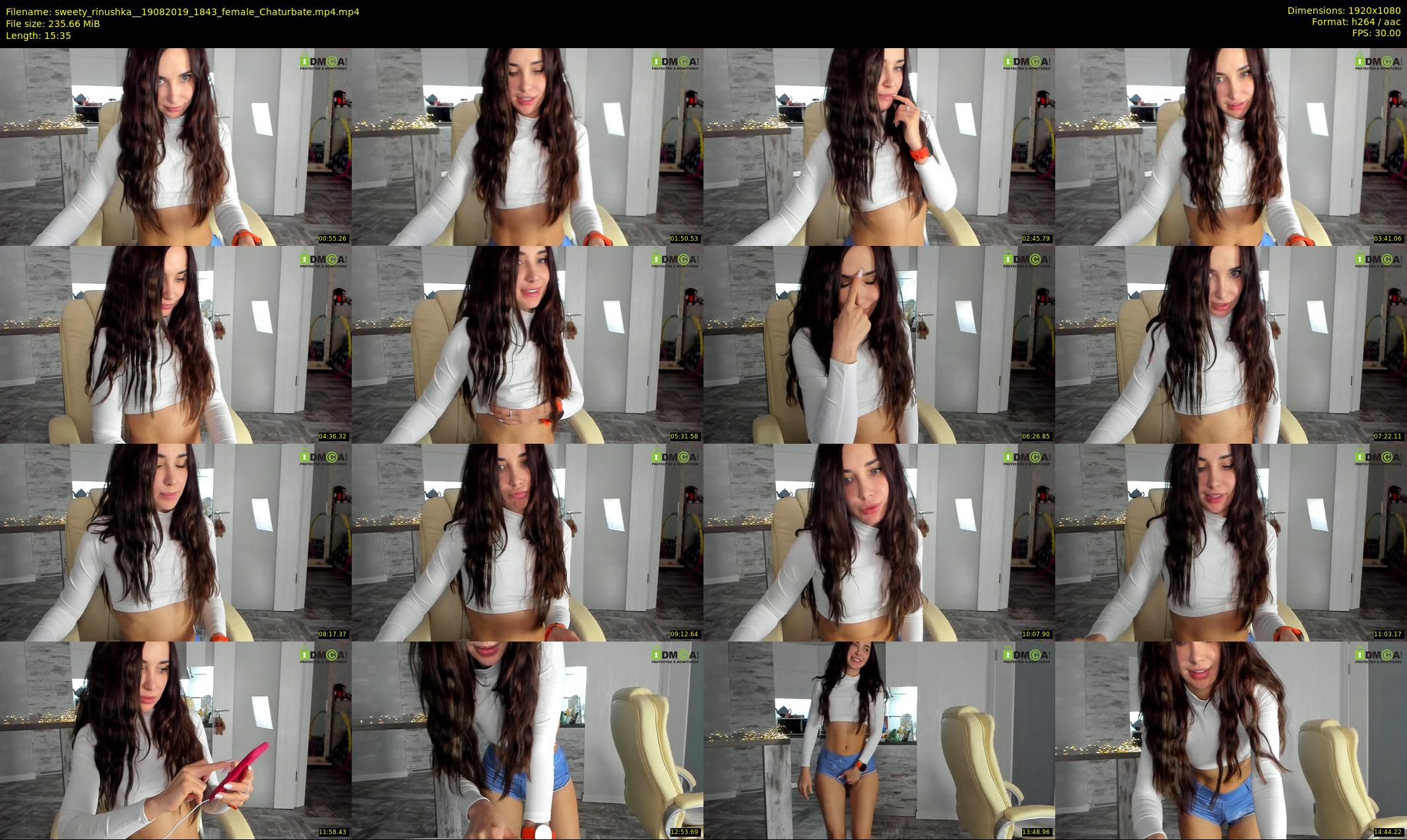 sweety_rinushka_ — 16 minute Chaturbate female cam show recording, 1080p, Aug 19, 2019