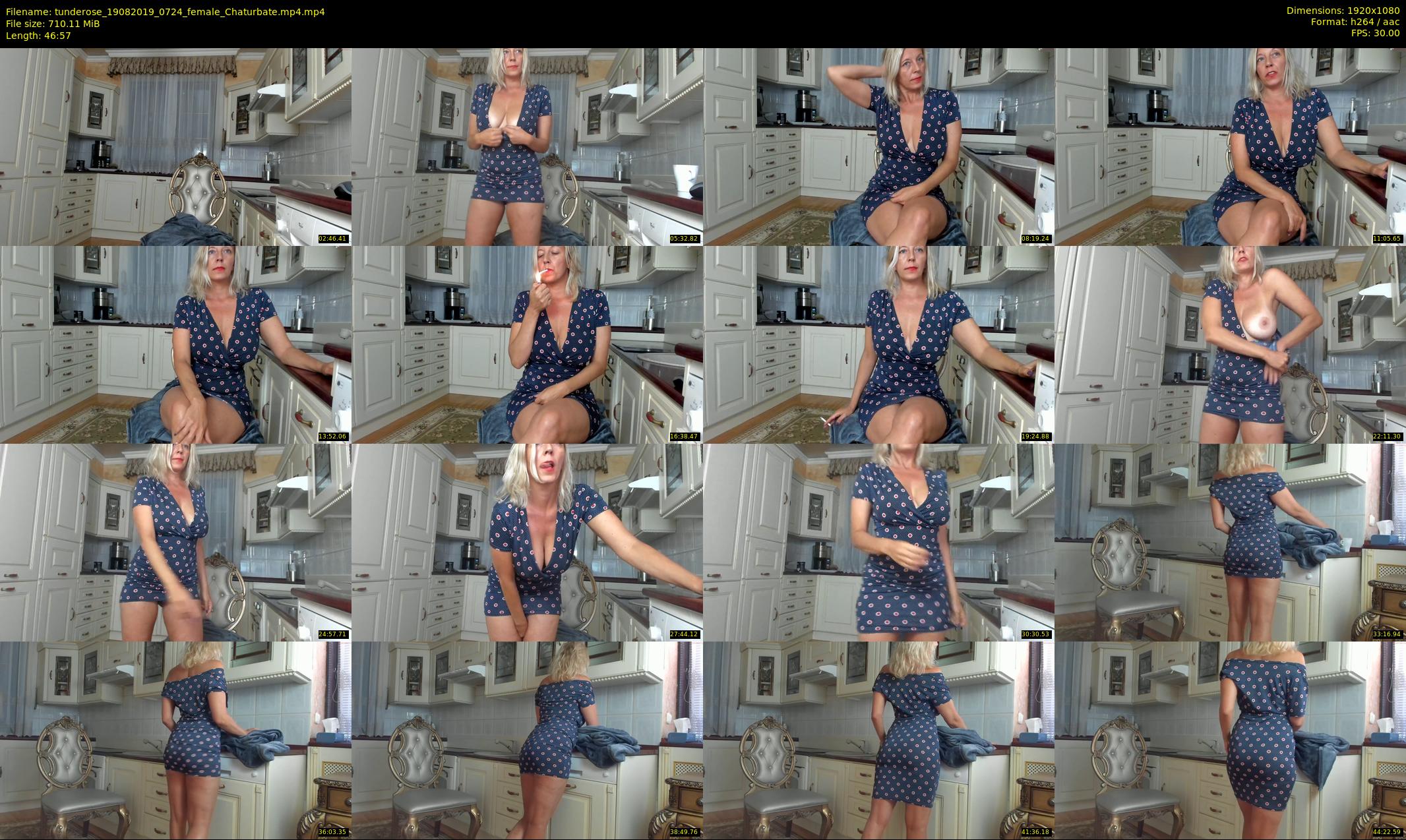 tunderose — 47 minute Chaturbate female cam show recording, 1080p, Aug 19, 2019