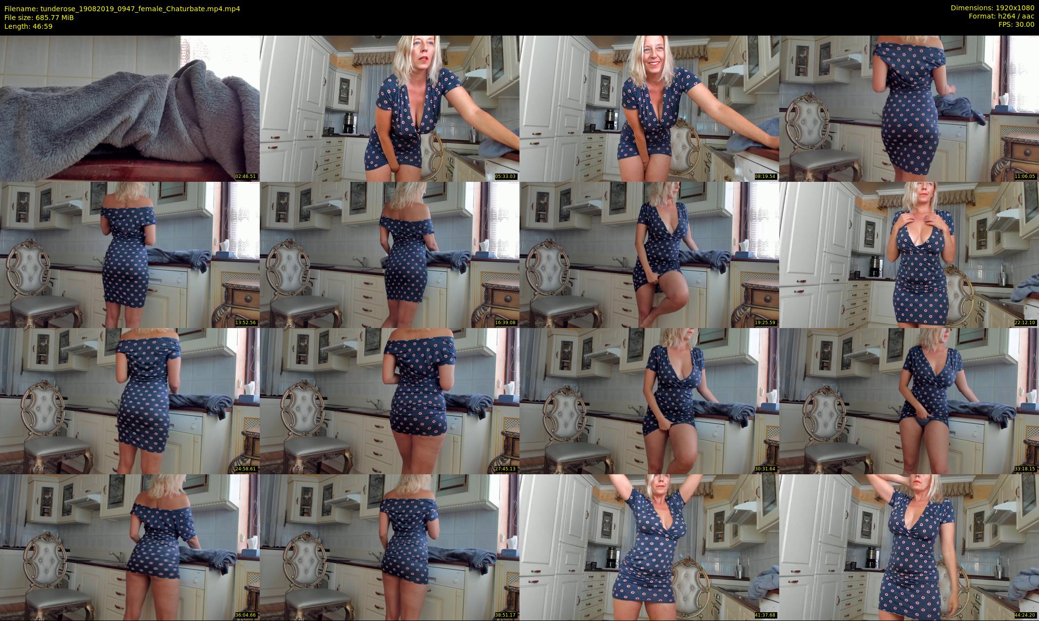 tunderose — 47 minute Chaturbate female cam show recording, 1080p, Aug 19, 2019