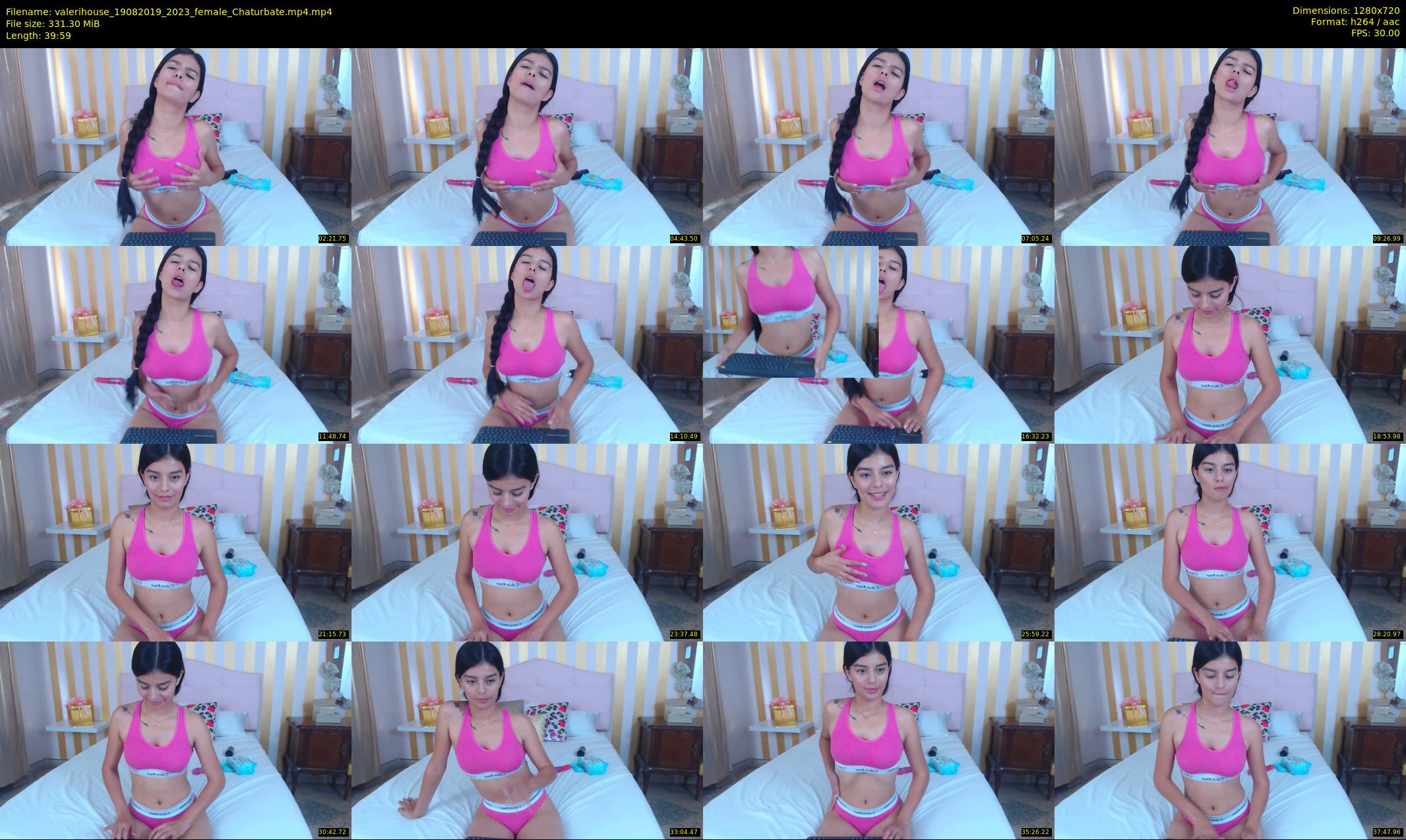 valerihouse — 40 minute Chaturbate female cam show recording, 720p, Aug 19, 2019