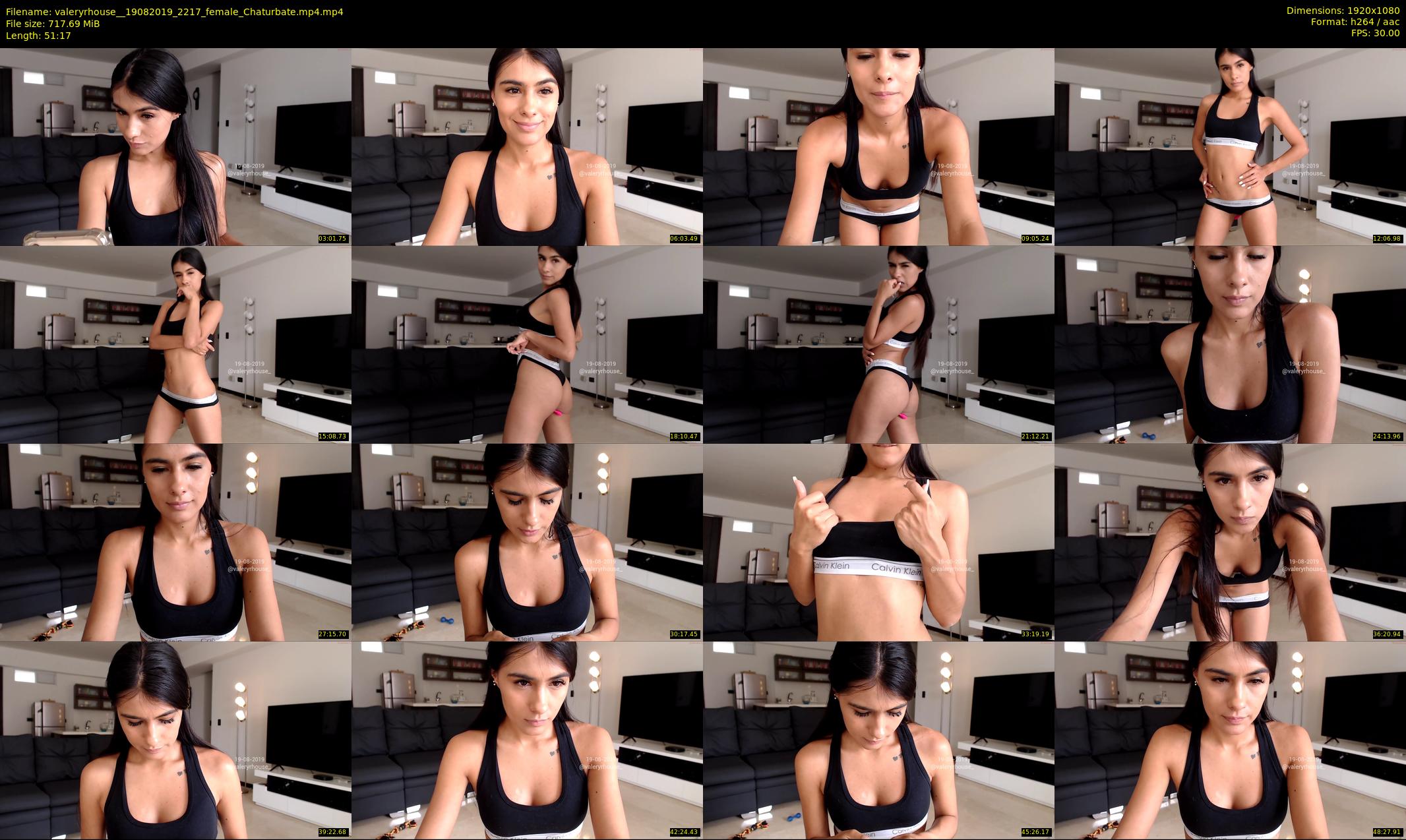valeryrhouse_ — 52 minute Chaturbate female cam show recording, 1080p, Aug 19, 2019