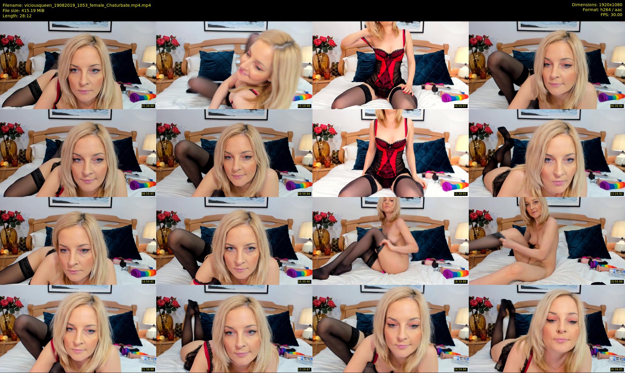 viciousqueen — 29 minute Chaturbate female cam show recording, 1080p, Aug 19, 2019