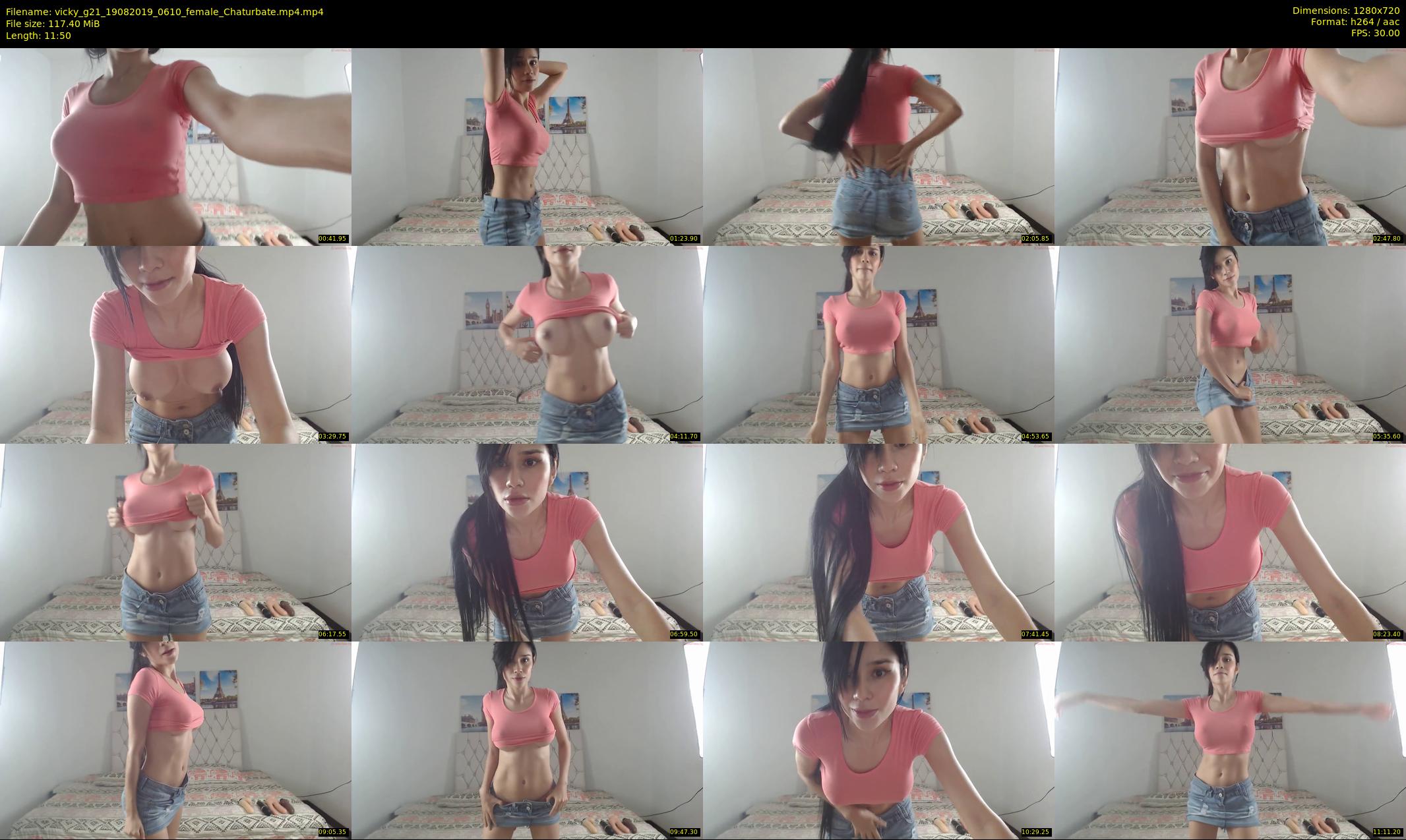 vicky_g21 — 12 minute Chaturbate female cam show recording, 720p, Aug 19, 2019