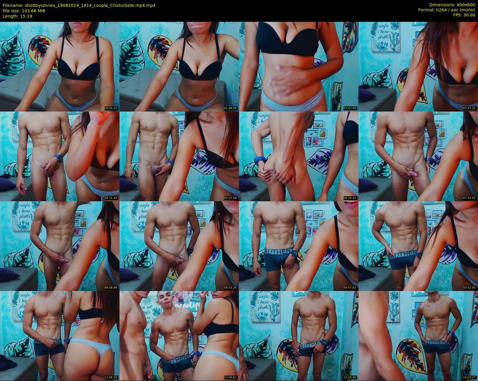 xhottoyszonex — 16 minute Chaturbate couple cam show recording, 480p, Aug 19, 2019