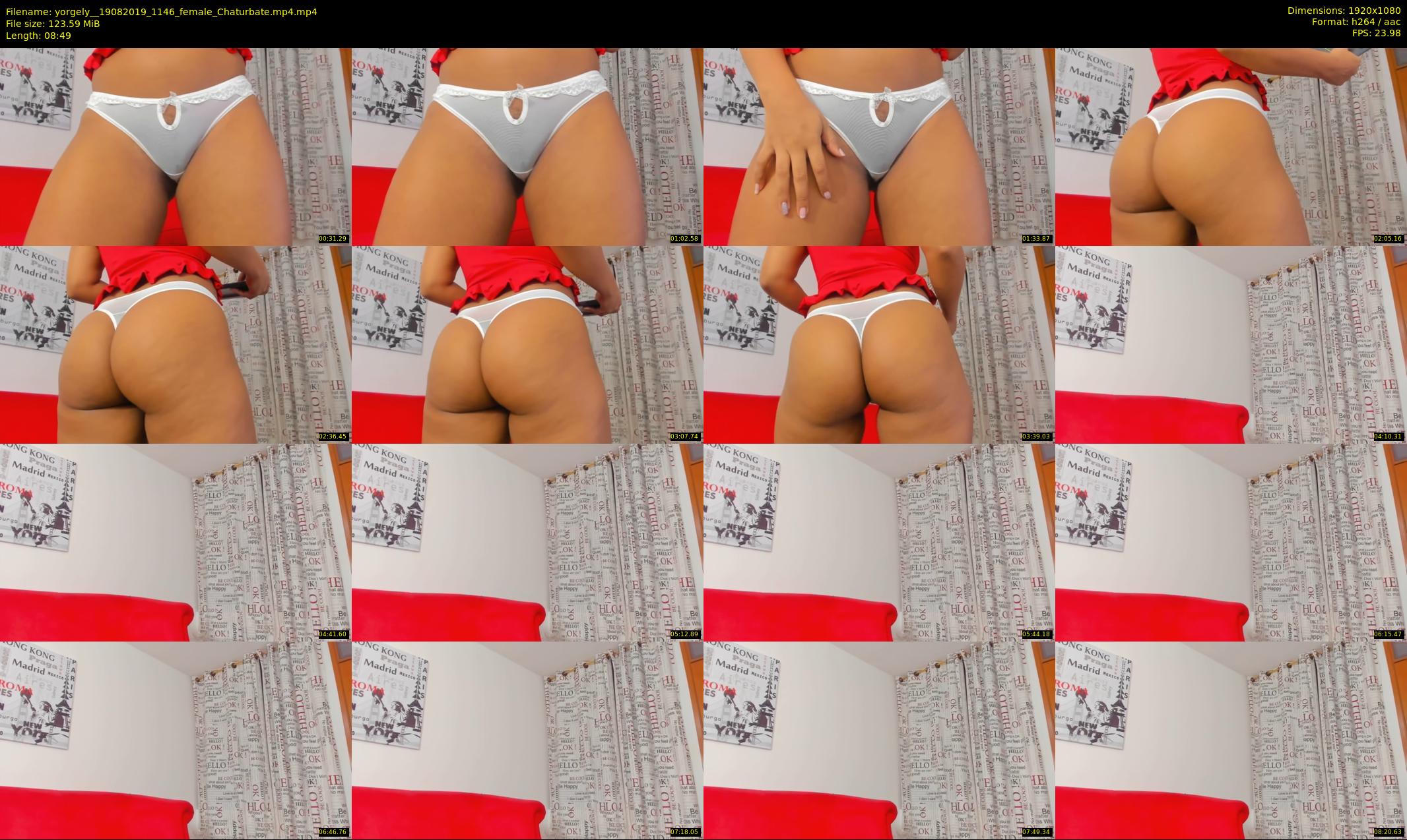 yorgely_ — 9 minute Chaturbate female cam show recording, 1080p, Aug 19, 2019