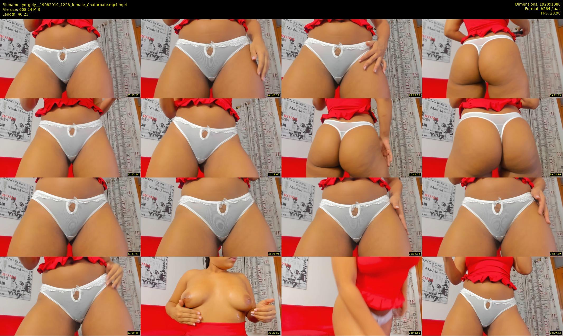 yorgely_ — 41 minute Chaturbate female cam show recording, 1080p, Aug 19, 2019
