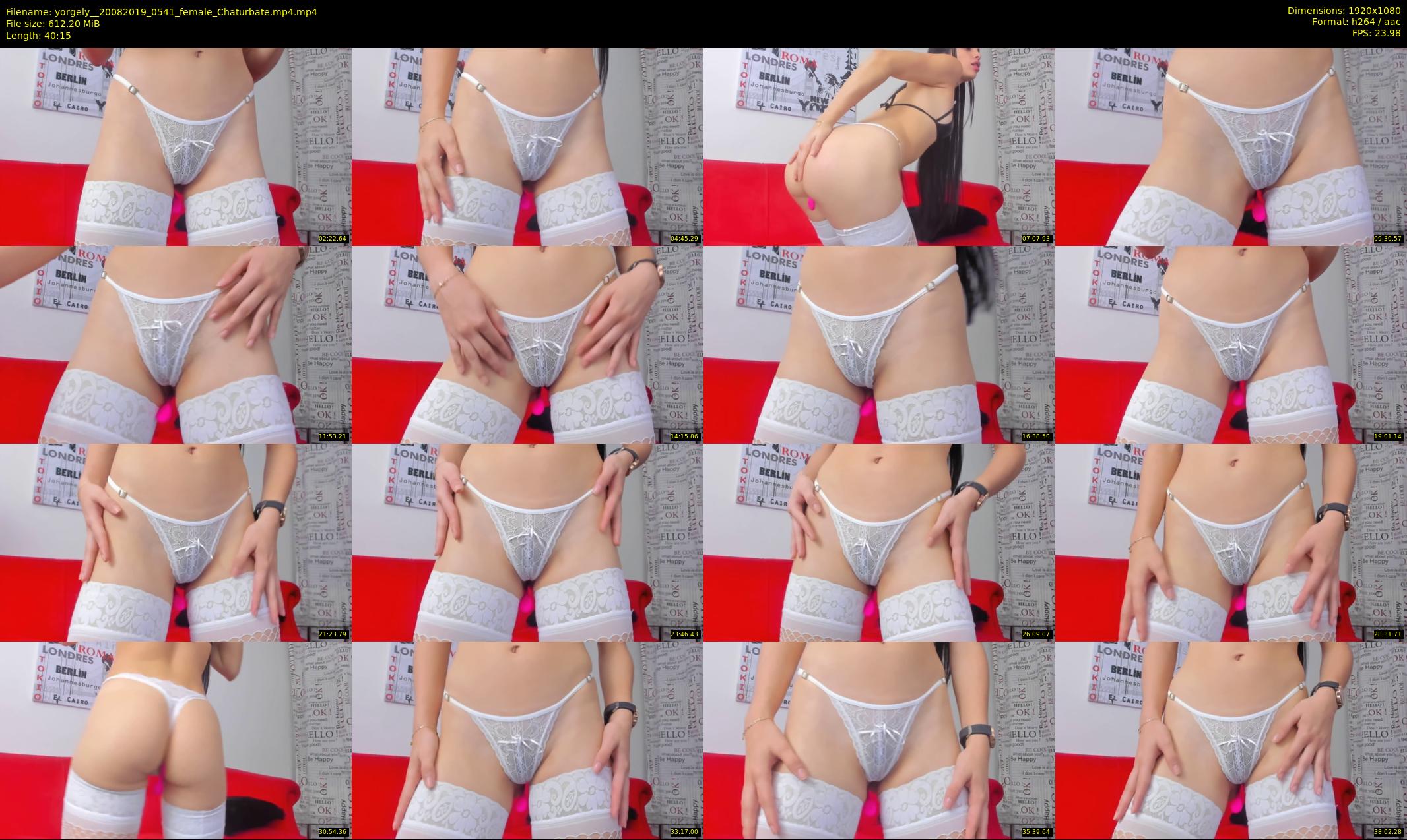 yorgely_ — 41 minute Chaturbate female cam show recording, 1080p, Aug 20, 2019