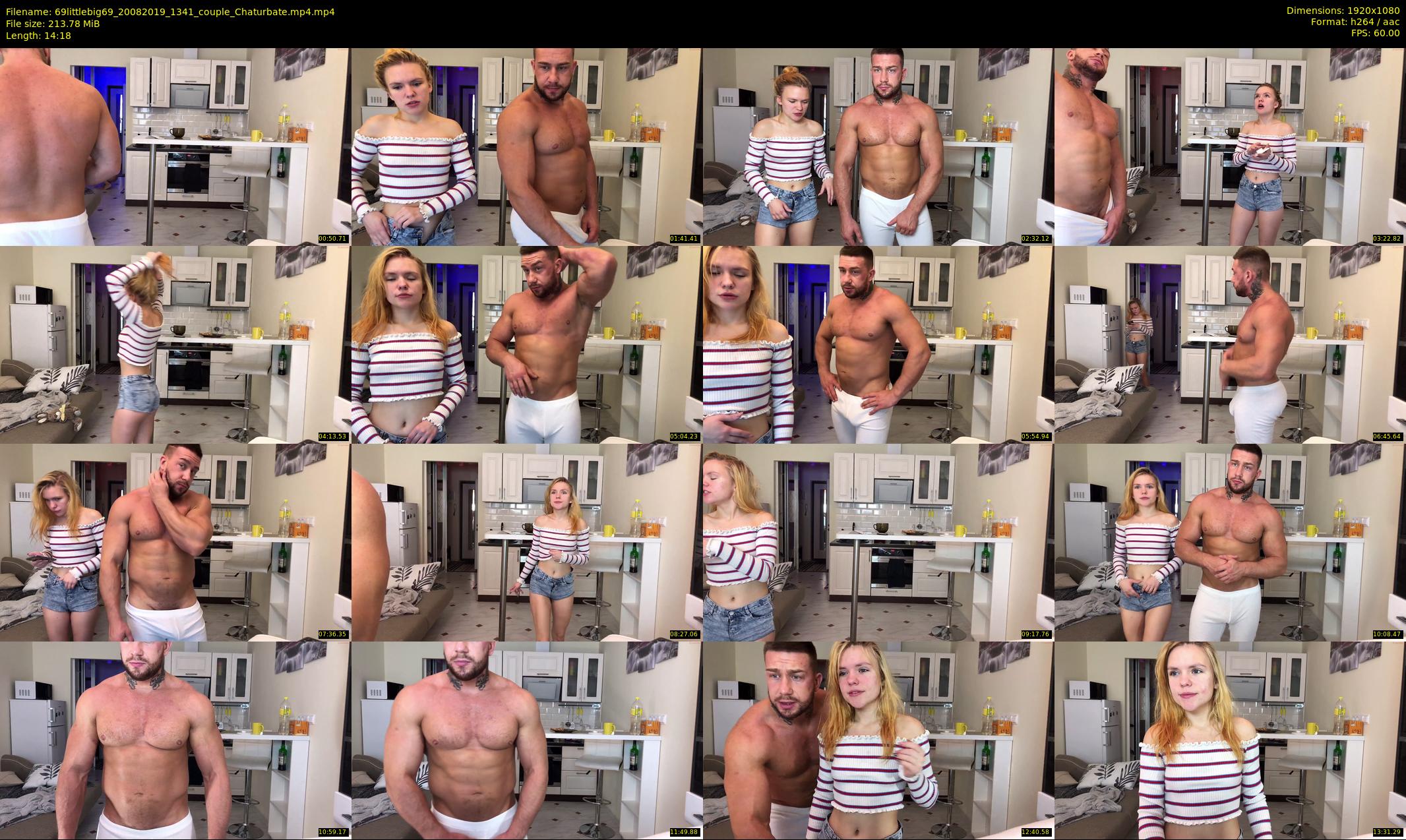 69littlebig69 — 15 minute Chaturbate couple cam show recording, 1080p, Aug 20, 2019