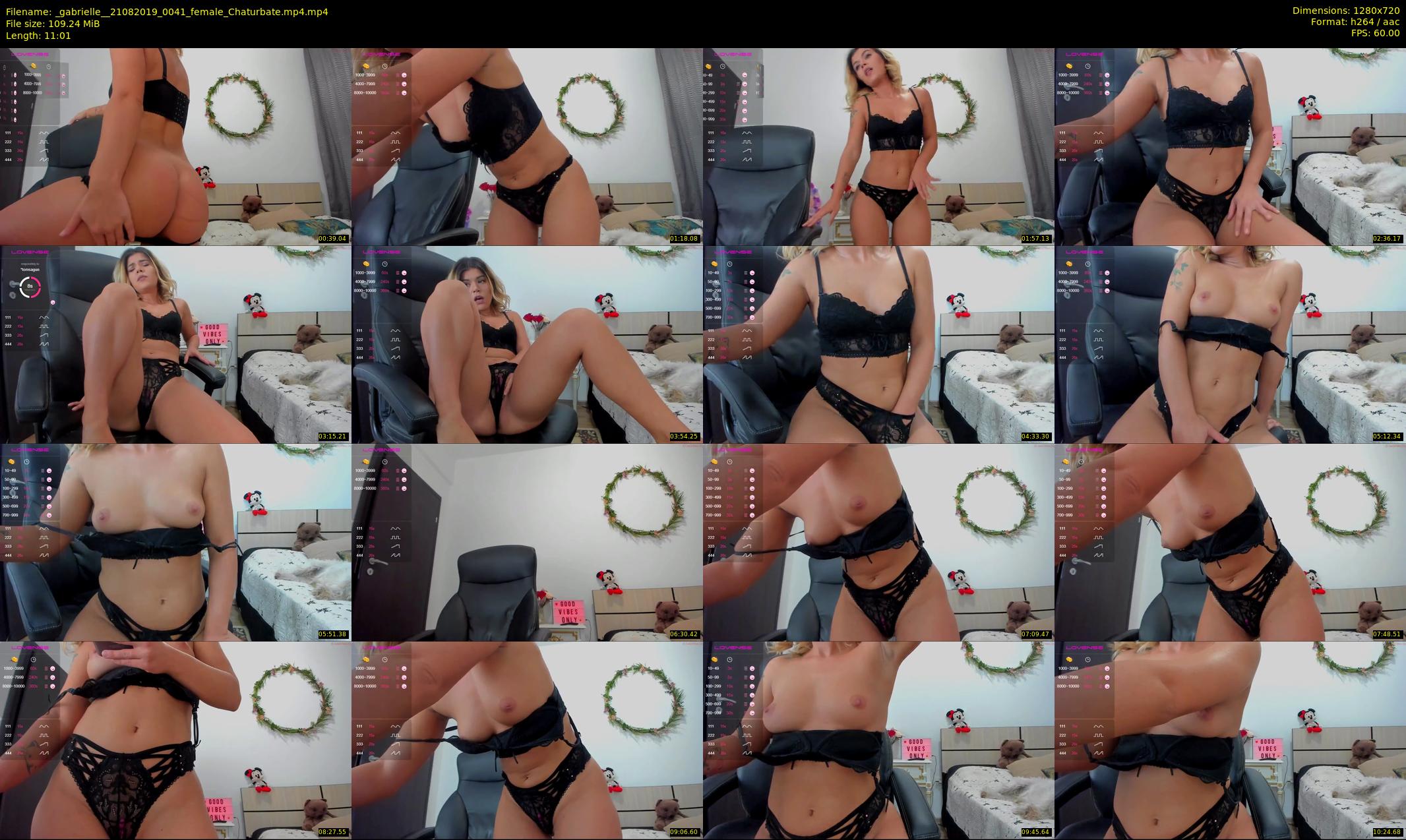 _gabrielle_ — 12 minute Chaturbate female cam show recording, 720p, Aug 21, 2019