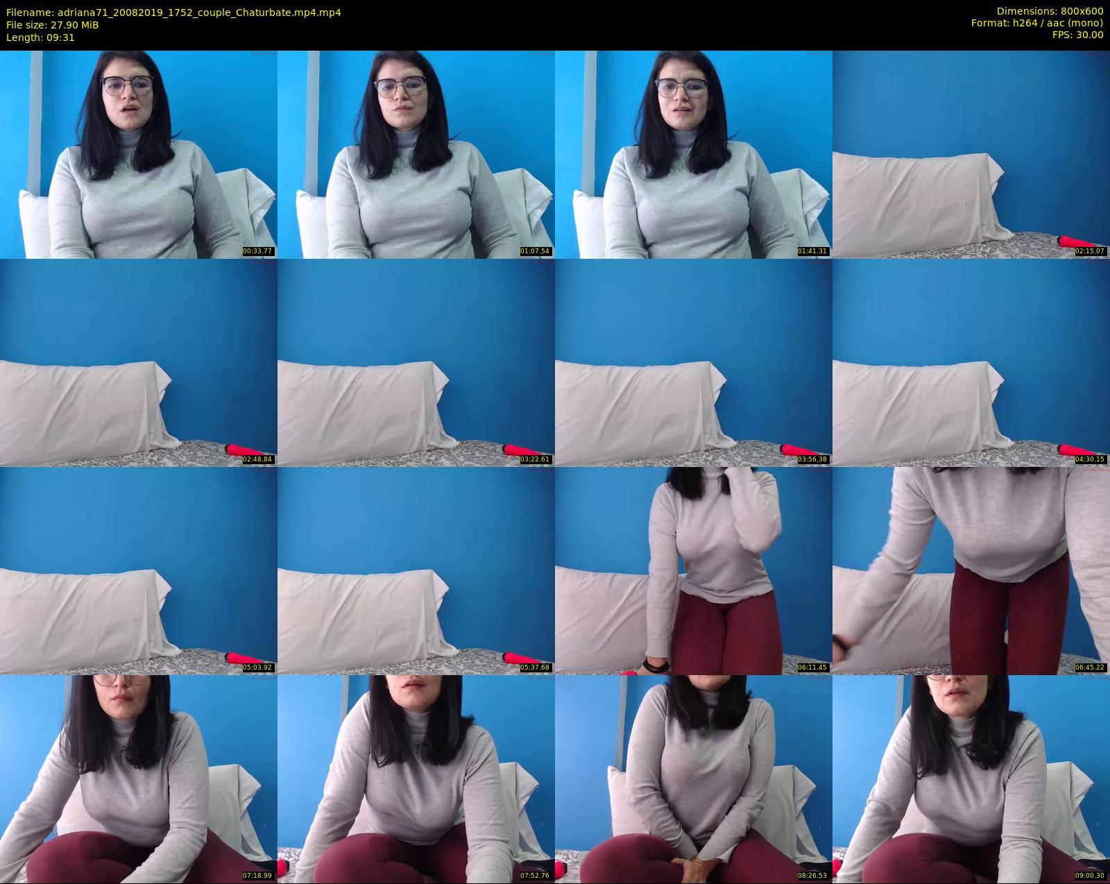 adriana71 — 10 minute Chaturbate couple cam show recording, 480p, Aug 20, 2019
