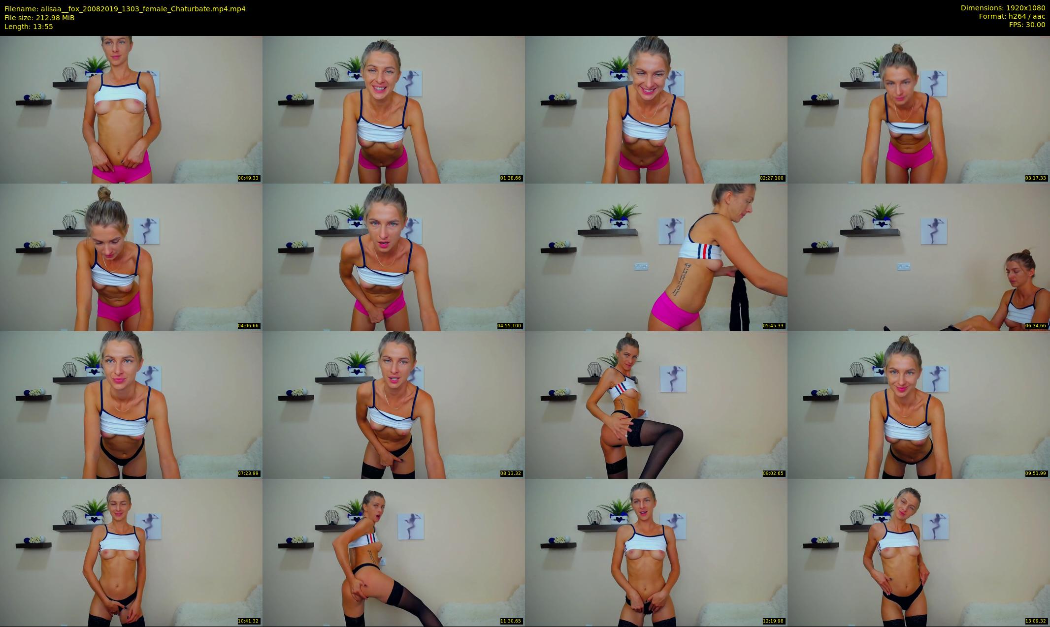 alisaa__fox — 14 minute Chaturbate female cam show recording, 1080p, Aug 20, 2019