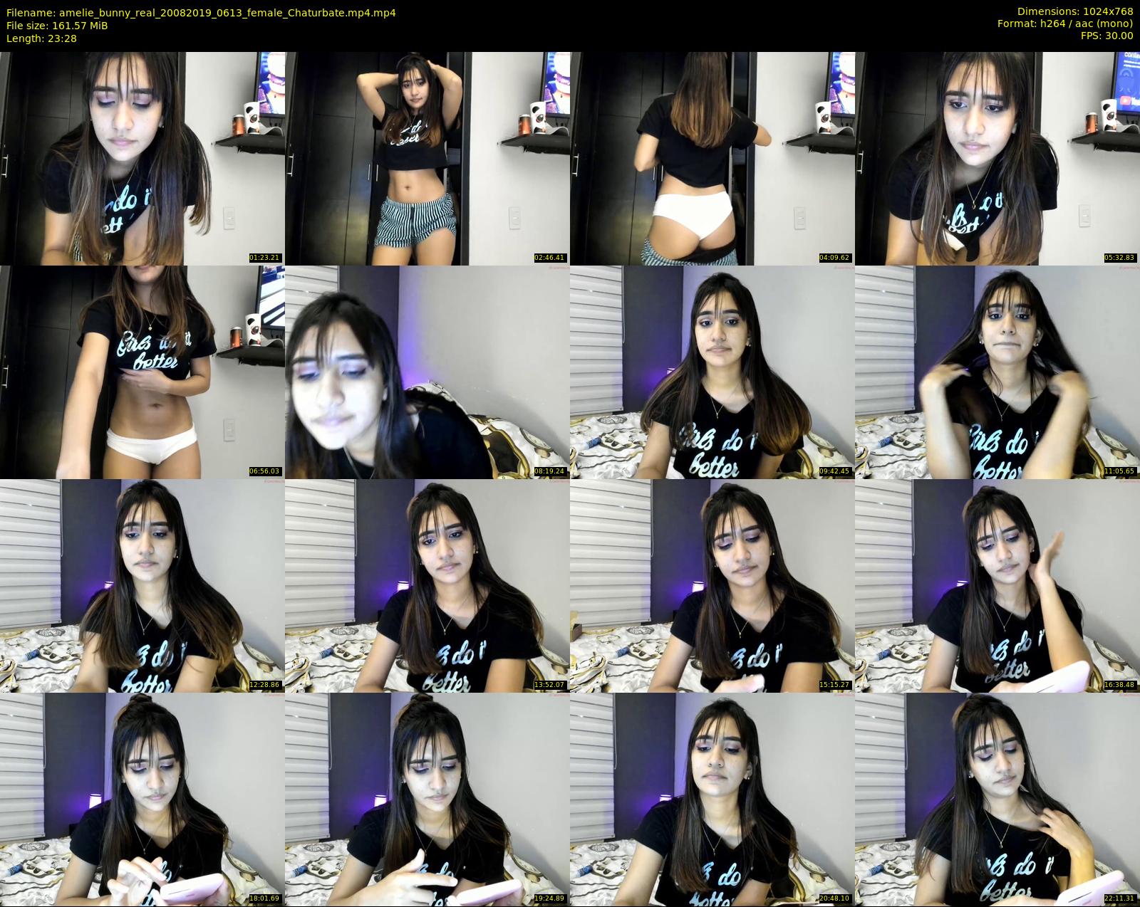 amelie_bunny_real — 24 minute Chaturbate female cam show recording, 720p, Aug 20, 2019