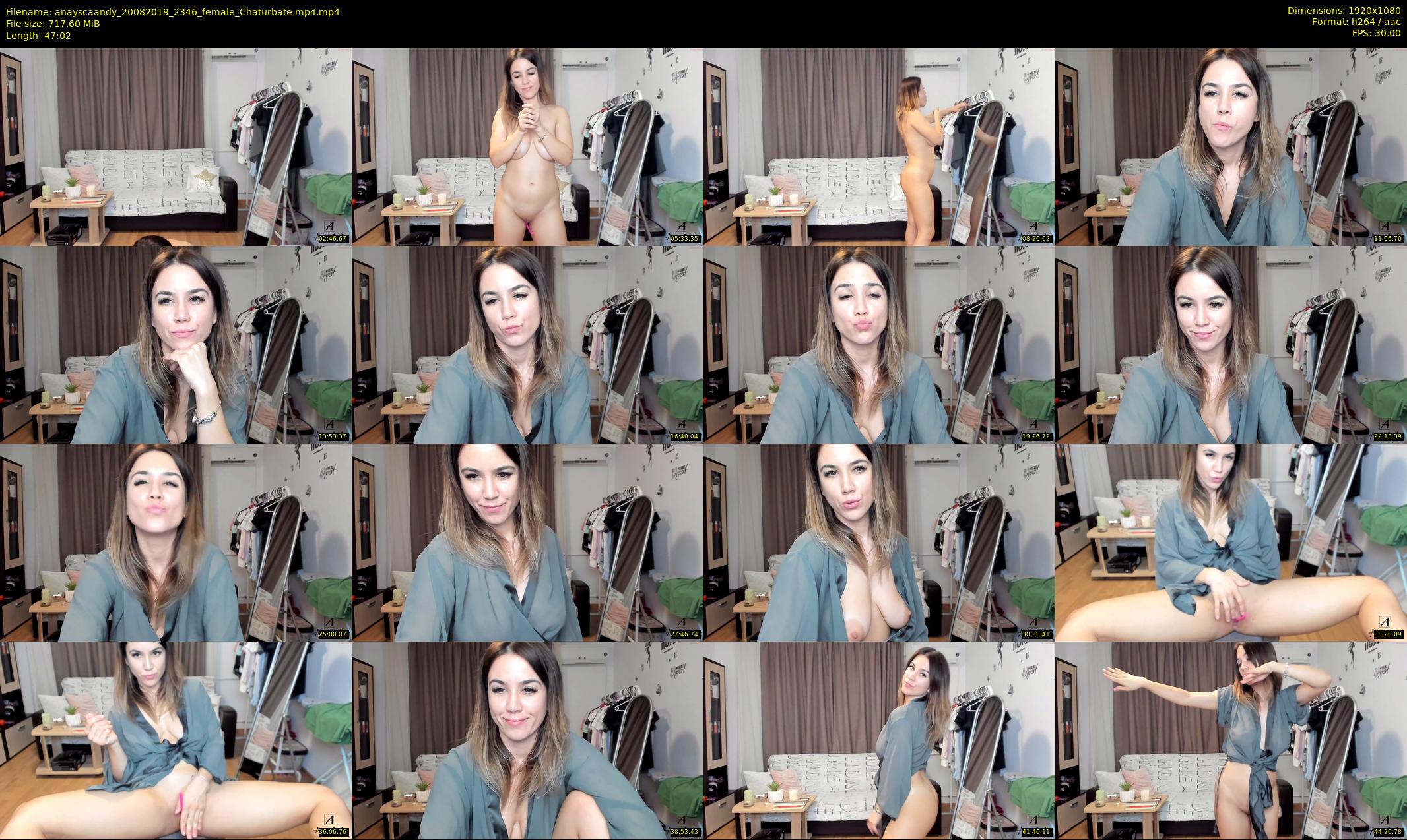 anayscaandy — 48 minute Chaturbate female cam show recording, 1080p, Aug 20, 2019