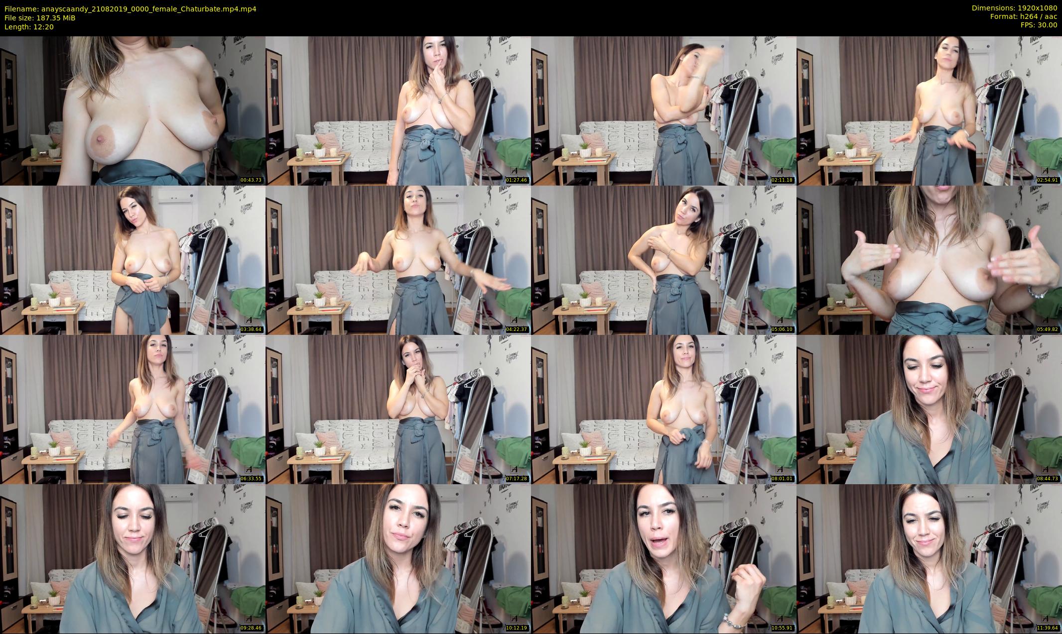 anayscaandy — 13 minute Chaturbate female cam show recording, 1080p, Aug 21, 2019