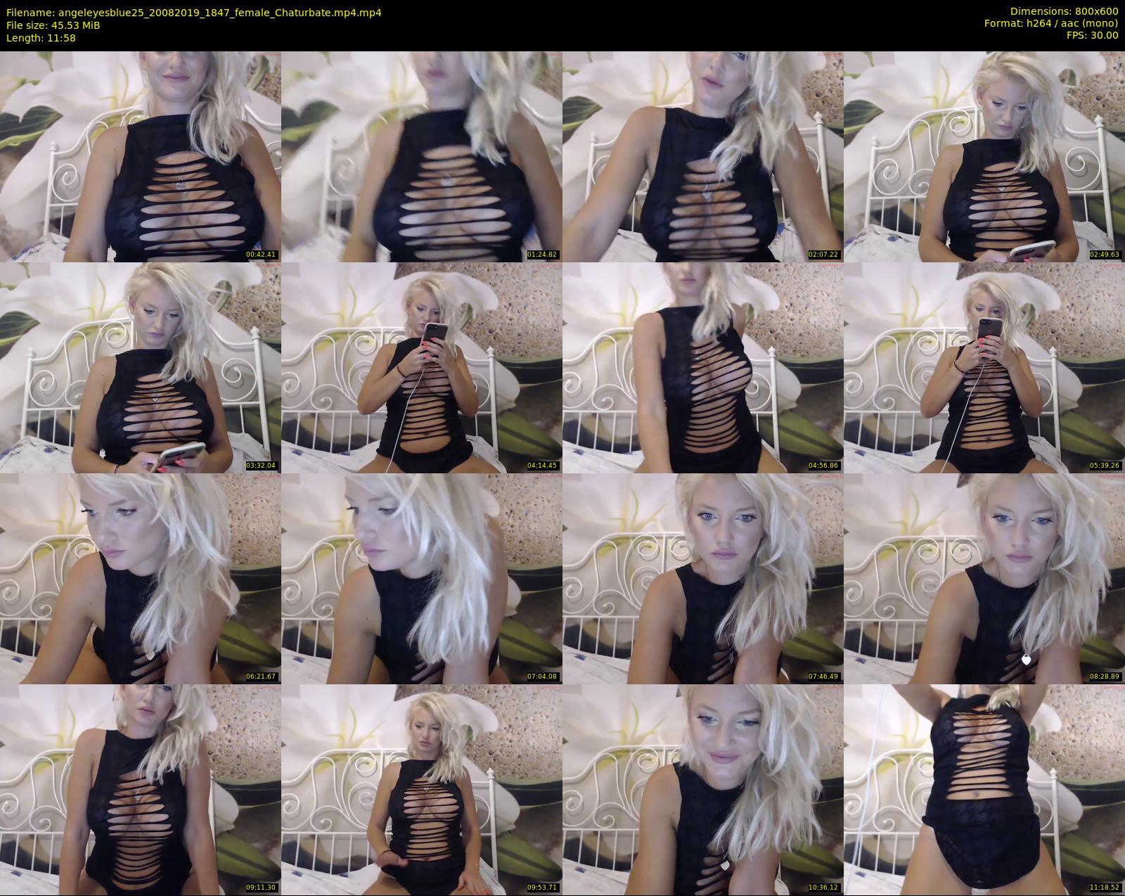 angeleyesblue25 — 12 minute Chaturbate female cam show recording, 480p, Aug 20, 2019