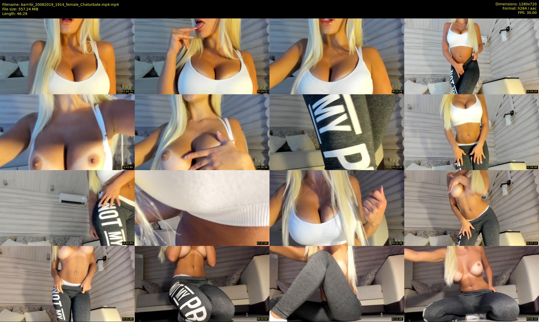 barrrbi — 47 minute Chaturbate female cam show recording, 720p, Aug 20, 2019