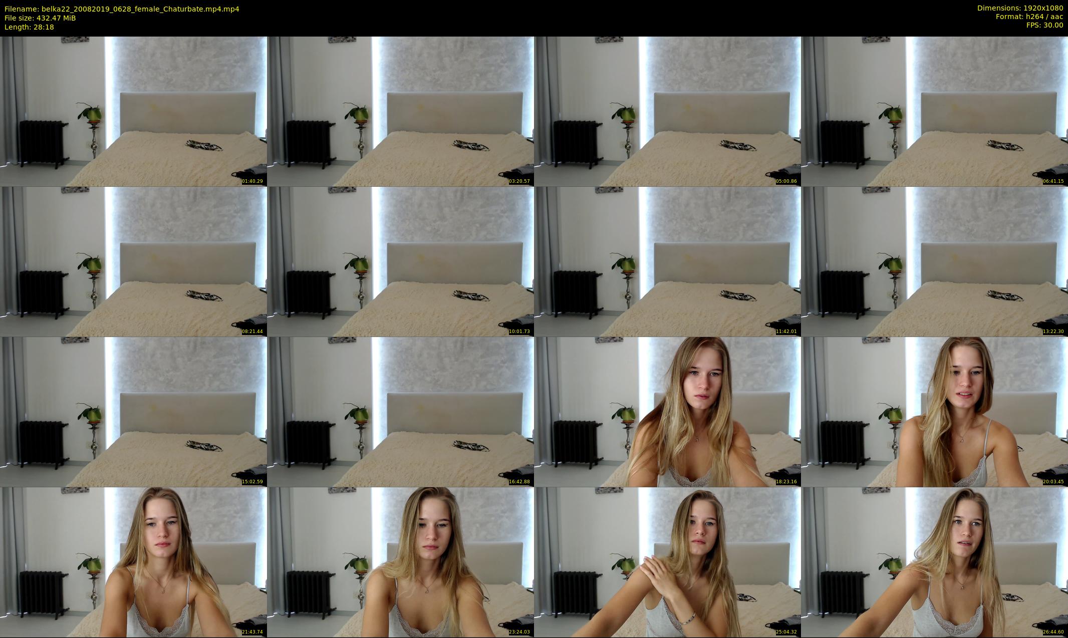 belka22 — 29 minute Chaturbate female cam show recording, 1080p, Aug 20, 2019