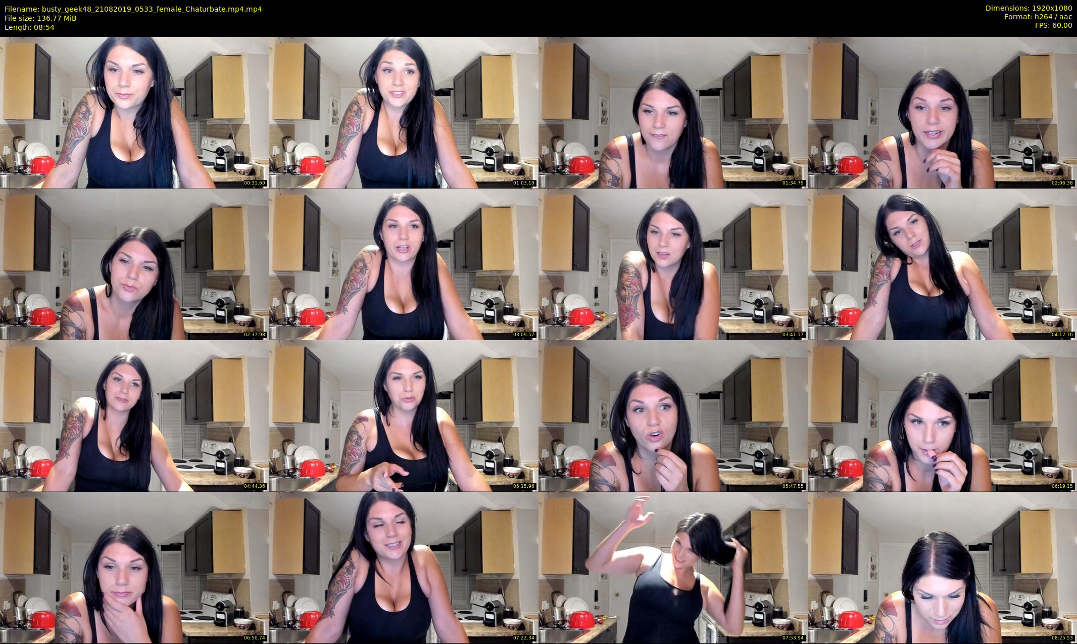 busty_geek48 — 9 minute Chaturbate female cam show recording, 1080p, Aug 21, 2019