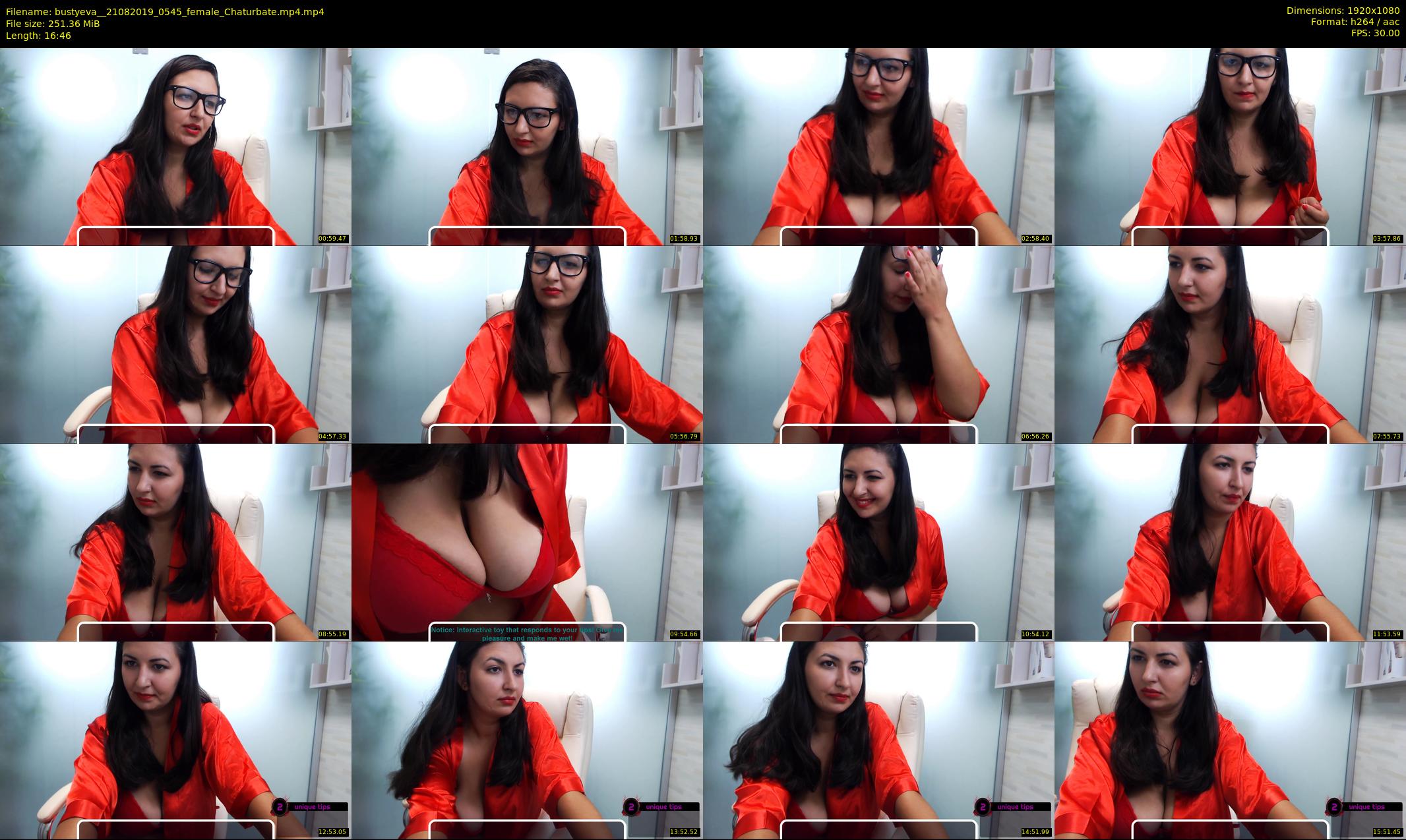 bustyeva_ — 17 minute Chaturbate female cam show recording, 1080p, Aug 21, 2019