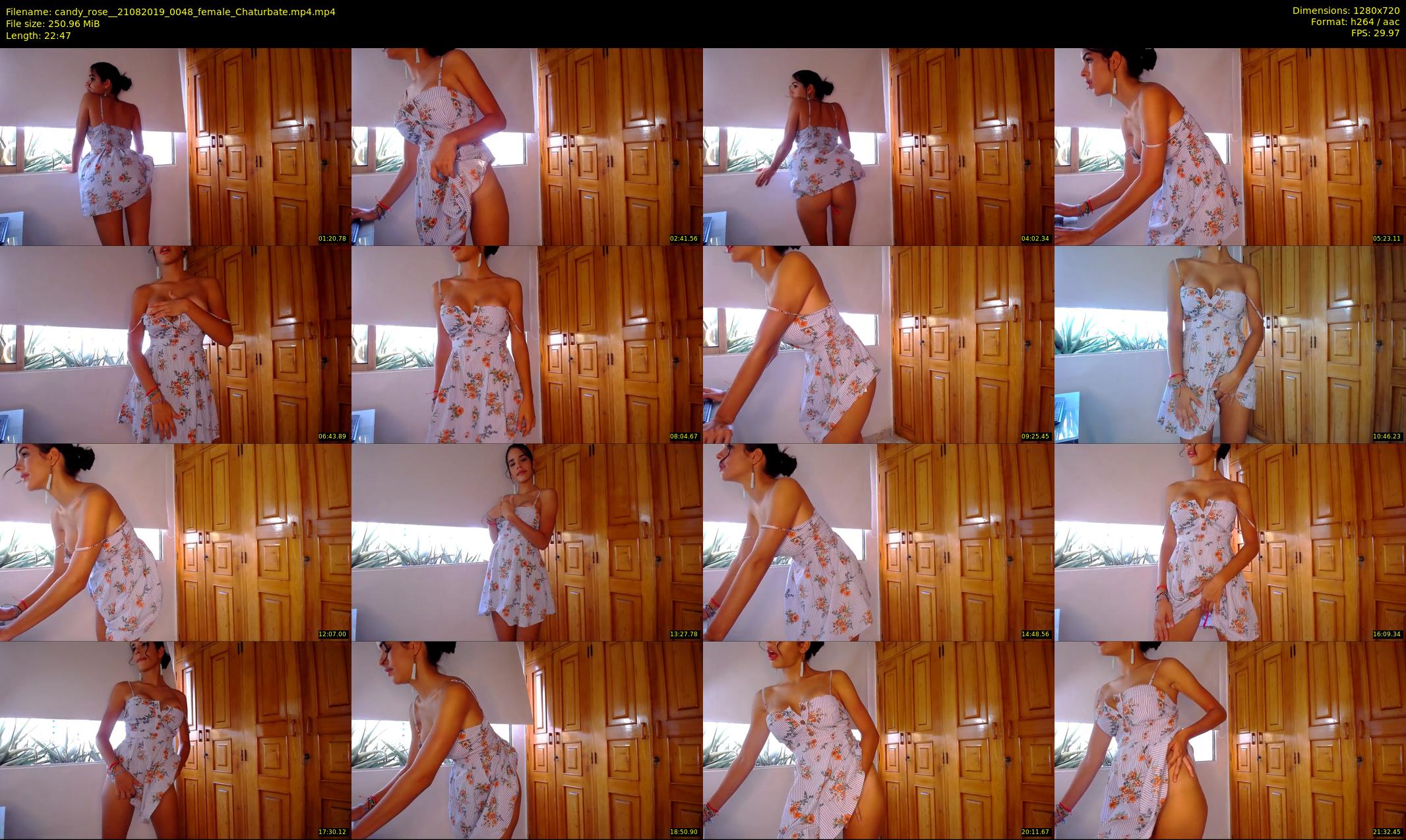 candy_rose_ — 23 minute Chaturbate female cam show recording, 720p, Aug 21, 2019