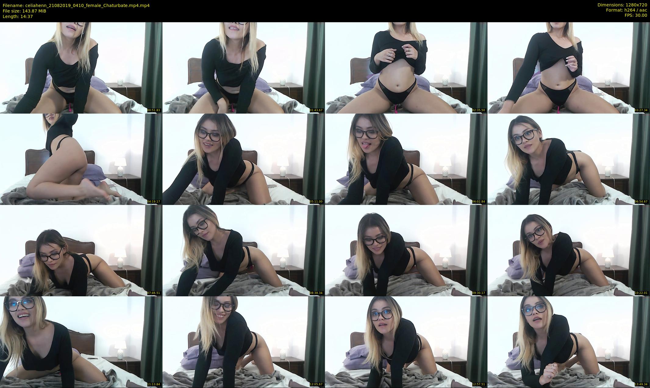 celiahenn — 15 minute Chaturbate female cam show recording, 720p, Aug 21, 2019