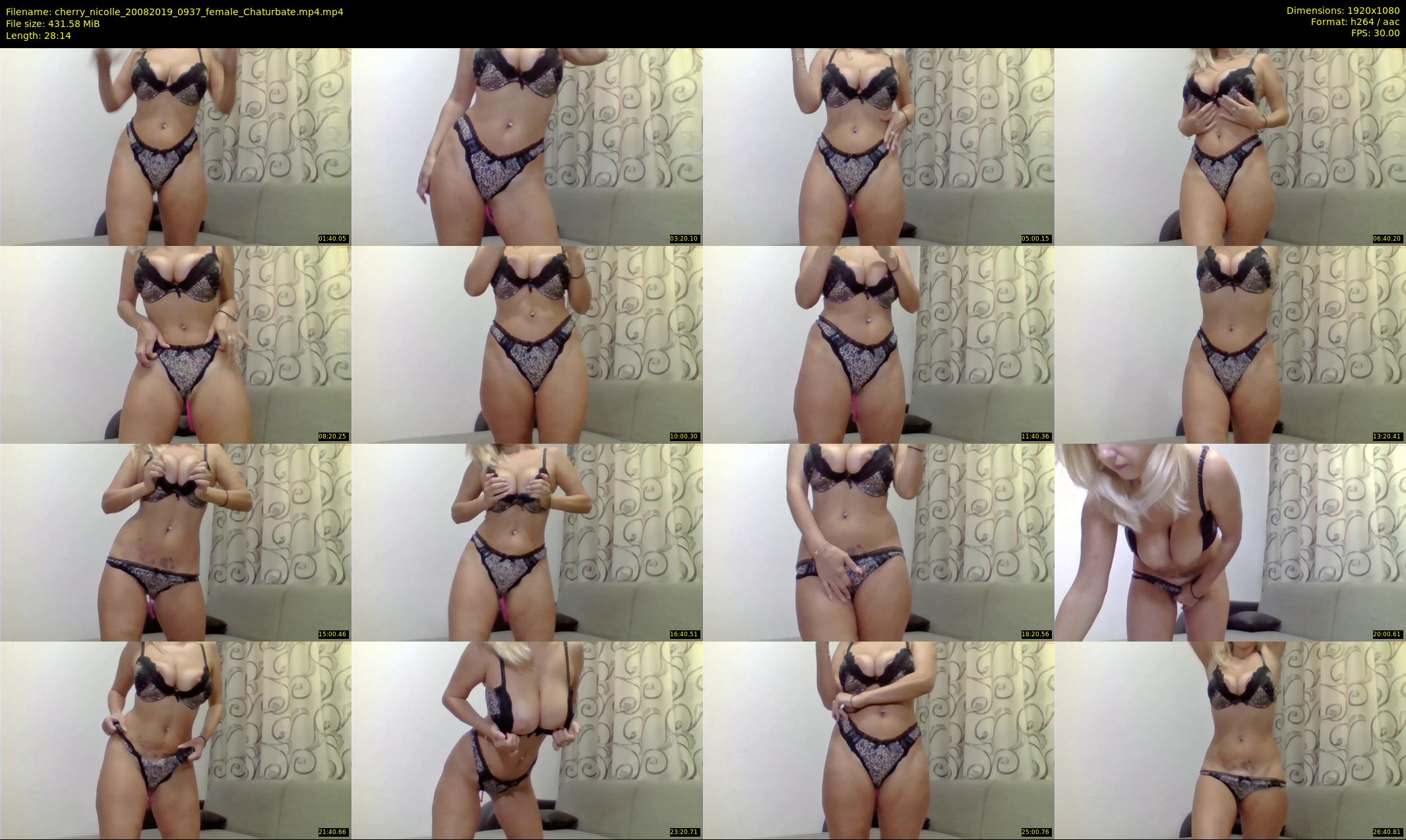 cherry_nicolle — 29 minute Chaturbate female cam show recording, 1080p, Aug 20, 2019