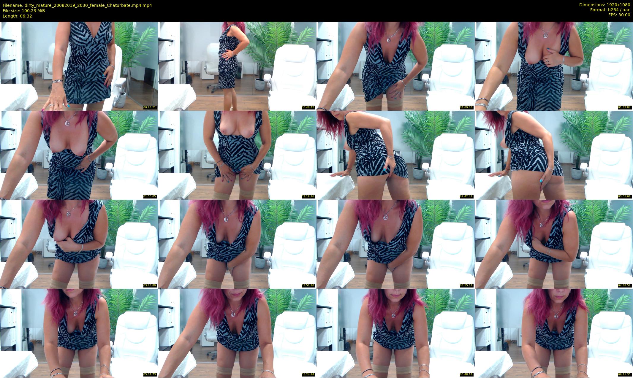 dirty_mature — 7 minute Chaturbate female cam show recording, 1080p, Aug 20, 2019