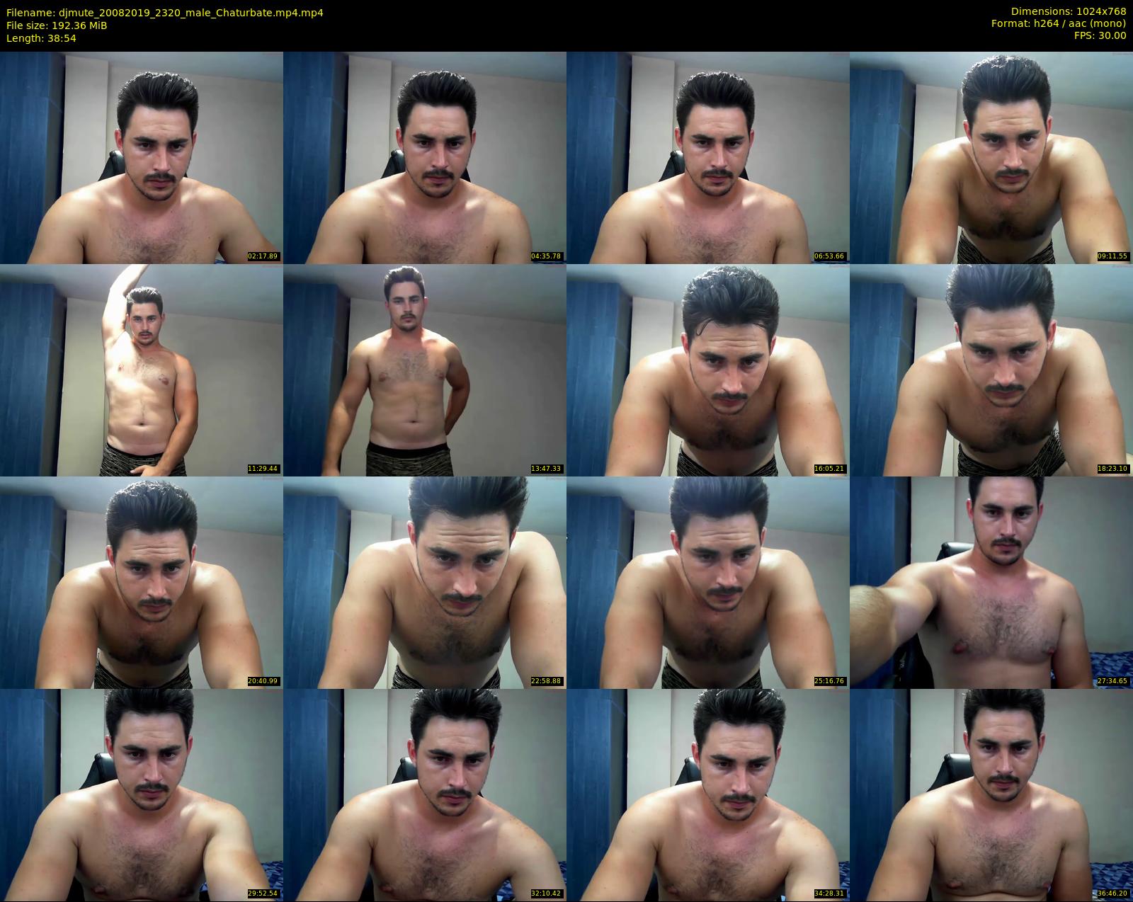 djmute — 39 minute Chaturbate male cam show recording, 720p, Aug 20, 2019