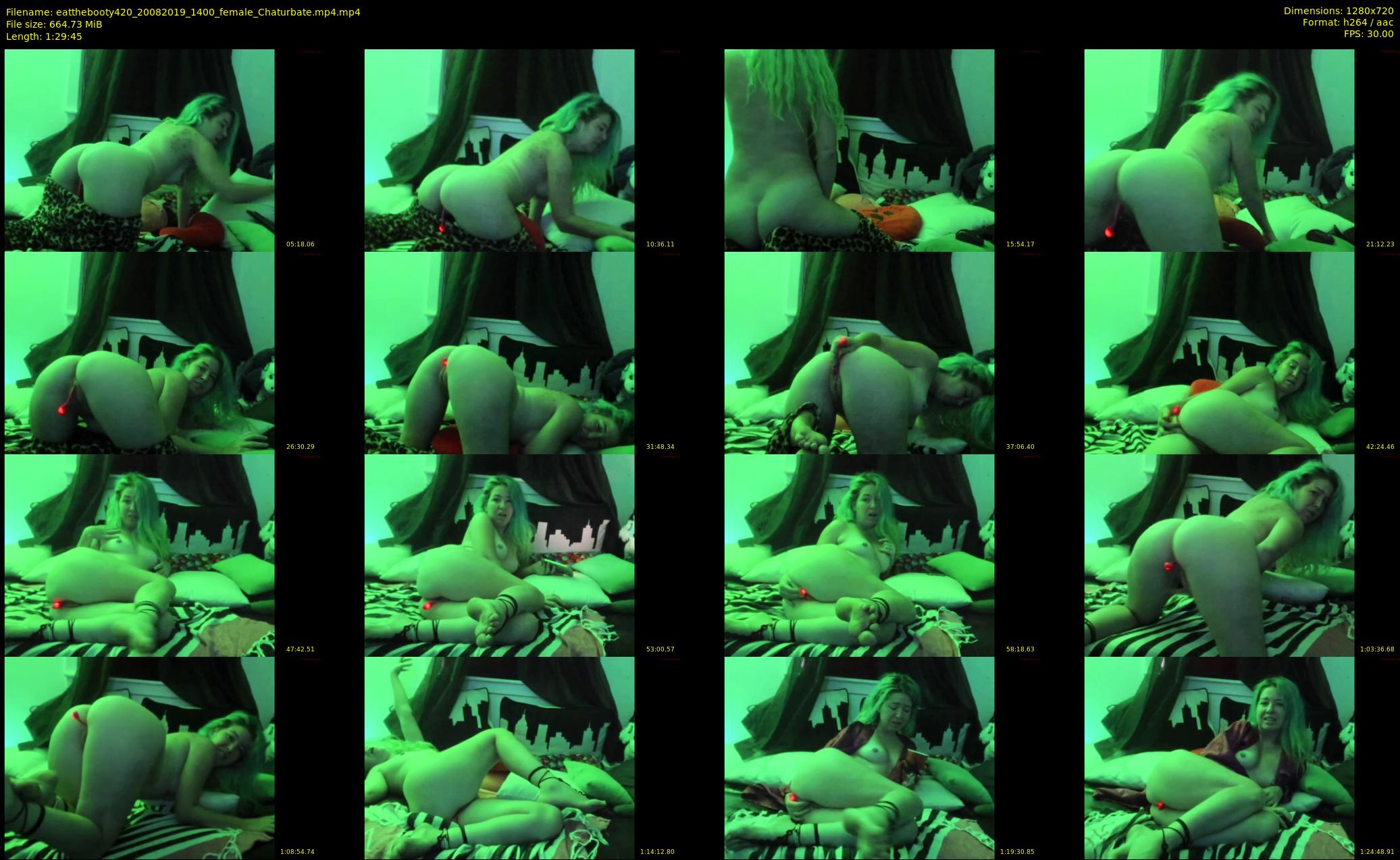 eatthebooty420 — 90 minute Chaturbate female cam show recording, 720p, Aug 20, 2019