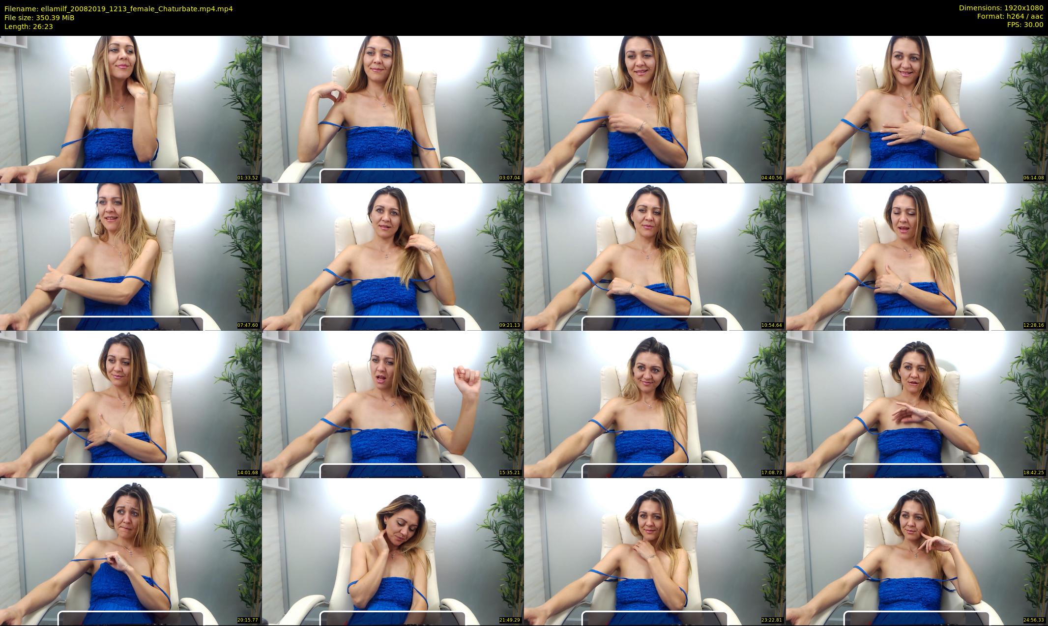 ellamilf — 27 minute Chaturbate female cam show recording, 1080p, Aug 20, 2019