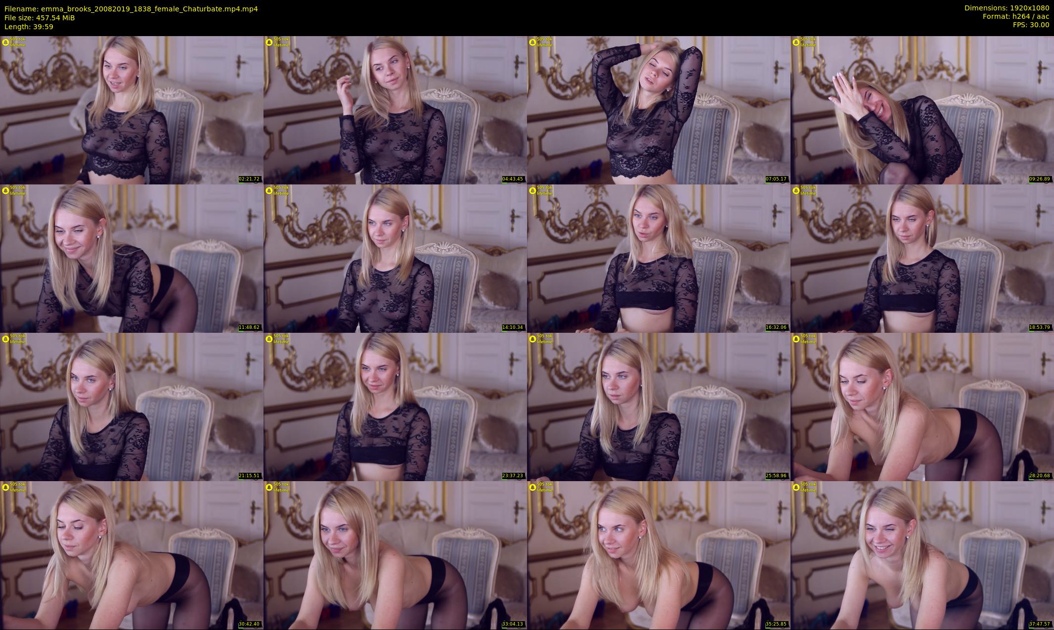emma_brooks — 40 minute Chaturbate female cam show recording, 1080p, Aug 20, 2019