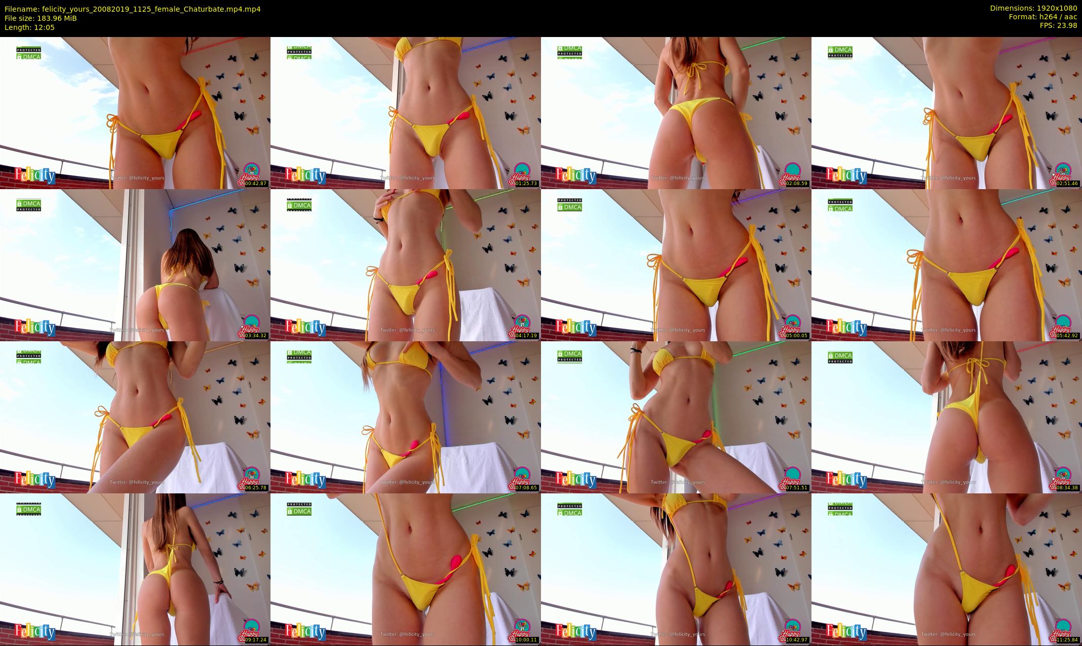 felicity_yours — 13 minute Chaturbate female cam show recording, 1080p, Aug 20, 2019