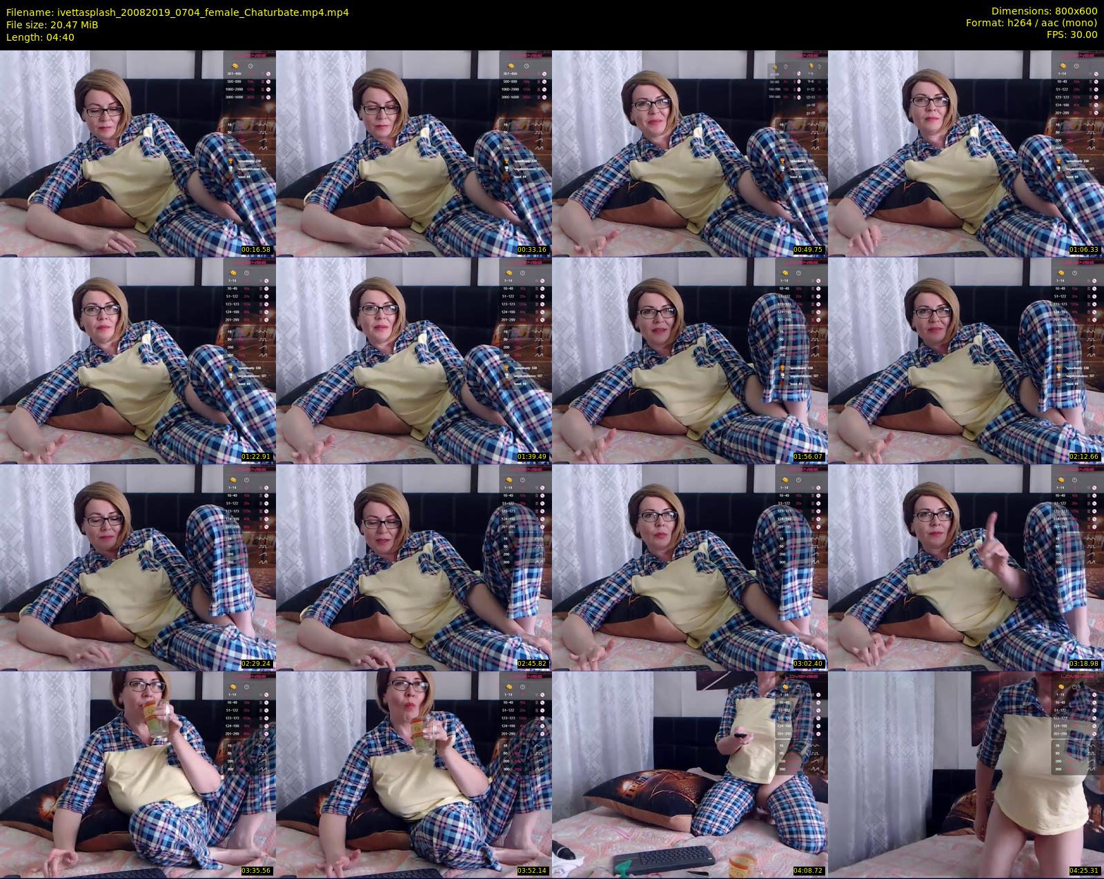 ivettasplash — 5 minute Chaturbate female cam show recording, 480p, Aug 20, 2019