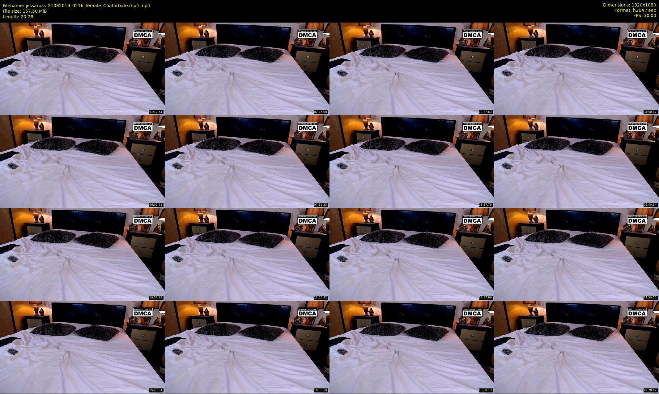 jessaross — 21 minute Chaturbate female cam show recording, 1080p, Aug 21, 2019