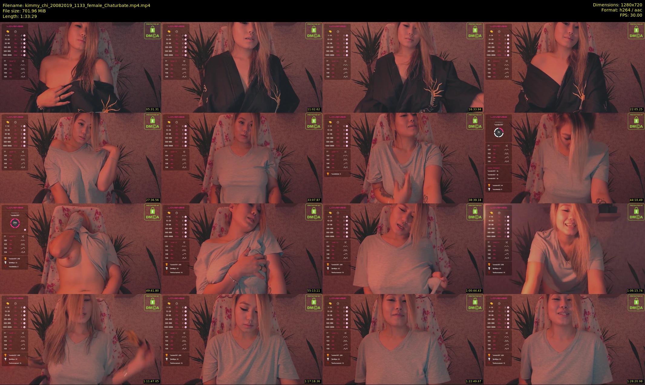 kimmy_chi — 94 minute Chaturbate female cam show recording, 720p, Aug 20, 2019