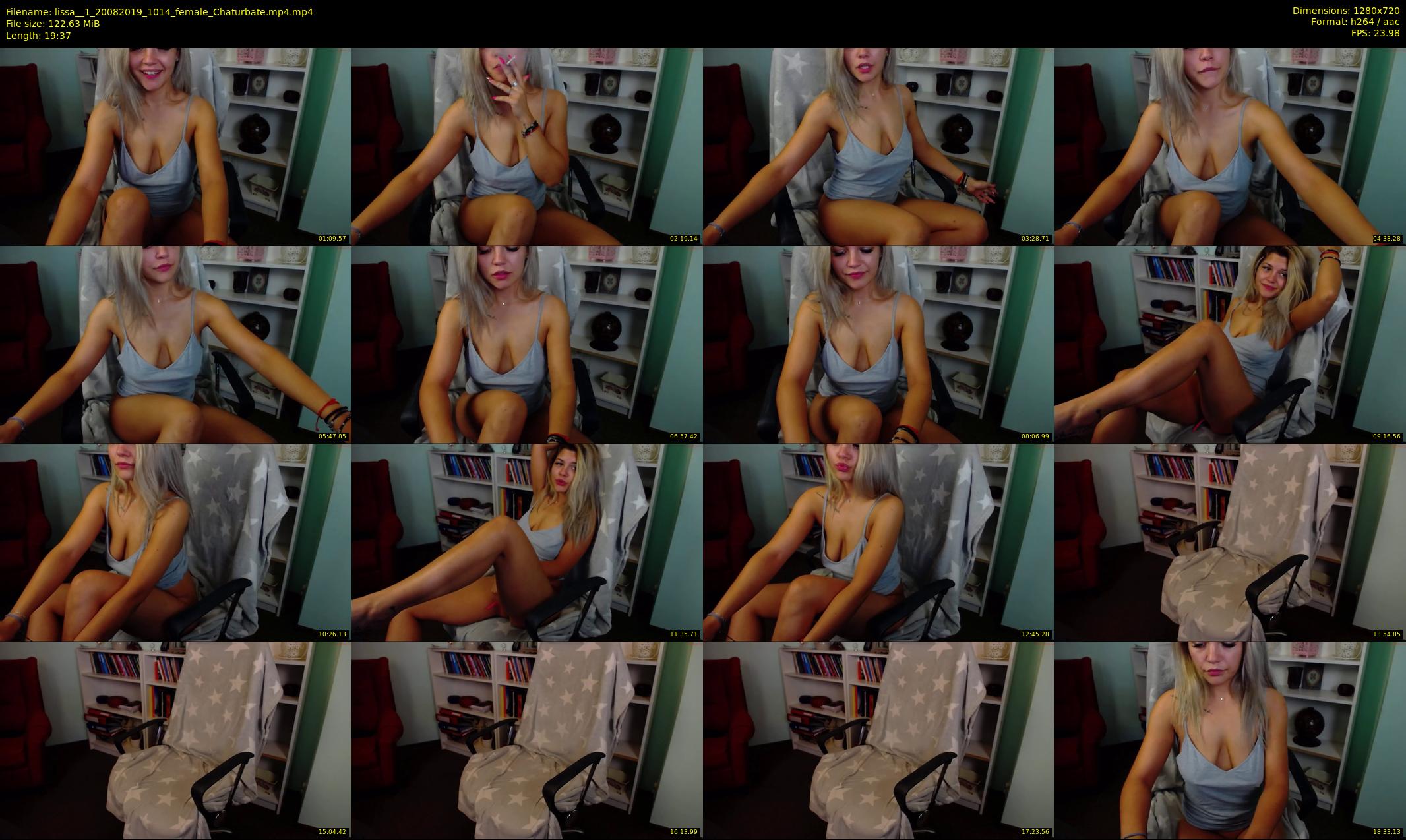 lissa__1 — 20 minute Chaturbate female cam show recording, 720p, Aug 20, 2019