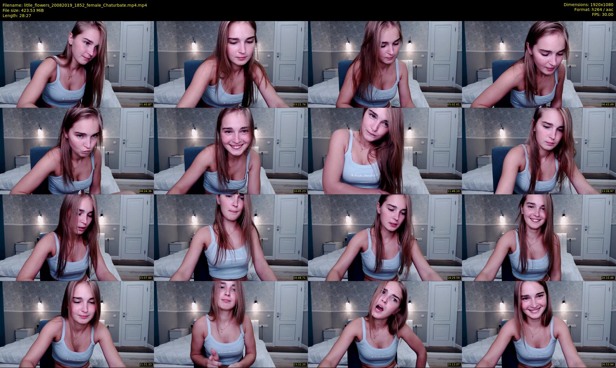 litlle_flowers — 29 minute Chaturbate female cam show recording, 1080p, Aug 20, 2019