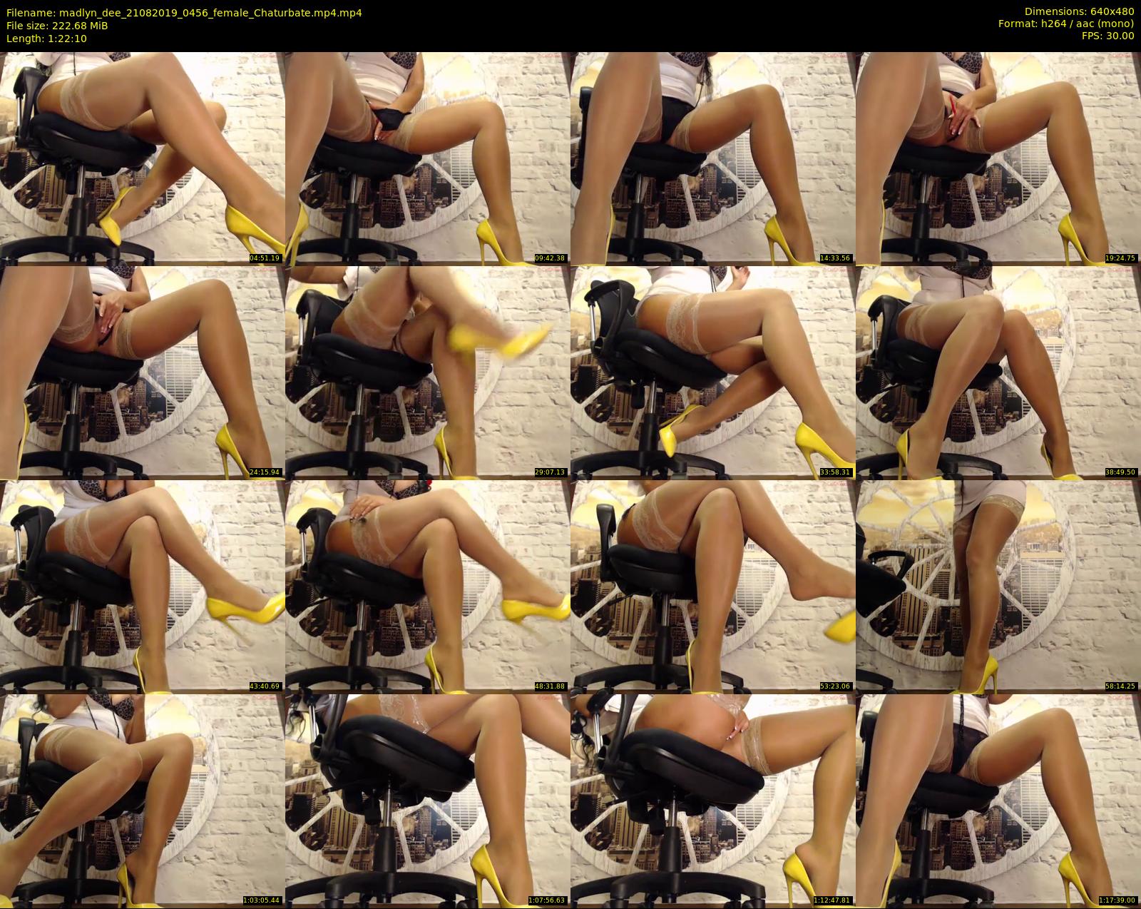 madlyn_dee — 83 minute Chaturbate female cam show recording, 480p, Aug 21, 2019