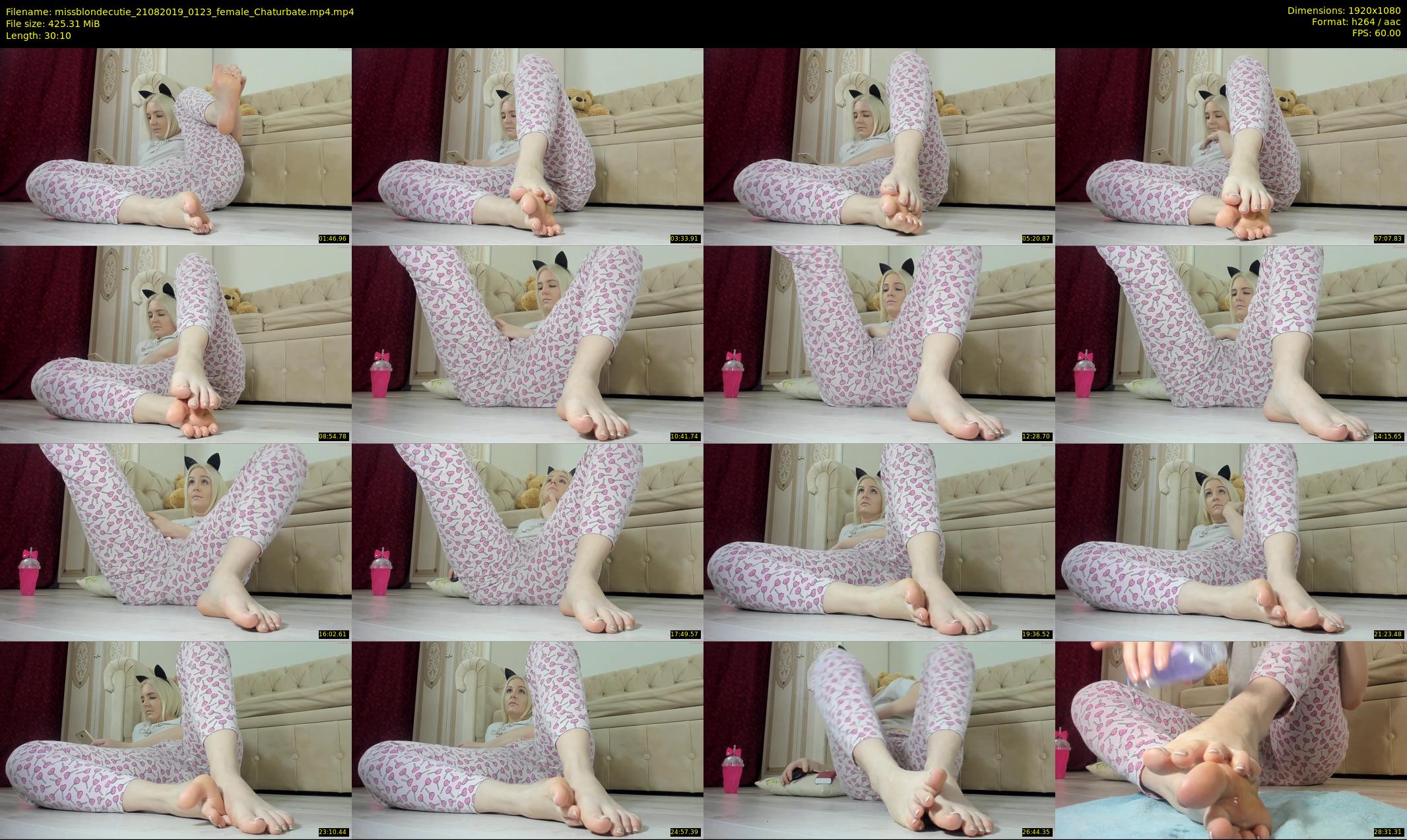 missblondecutie — 31 minute Chaturbate female cam show recording, 1080p, Aug 21, 2019