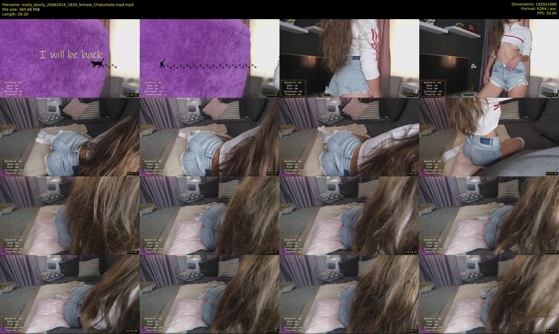 molly_doolly — 29 minute Chaturbate female cam show recording, 1080p, Aug 20, 2019