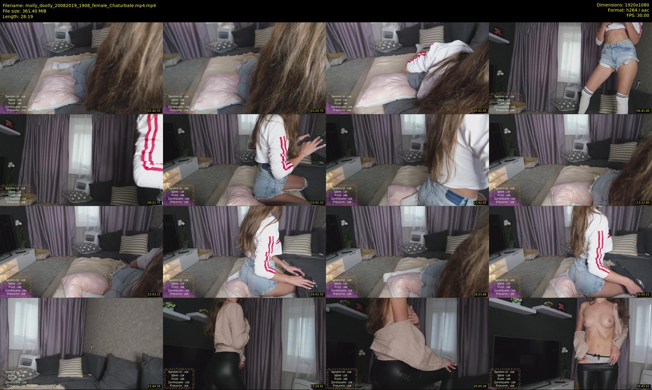 molly_doolly — 29 minute Chaturbate female cam show recording, 1080p, Aug 20, 2019