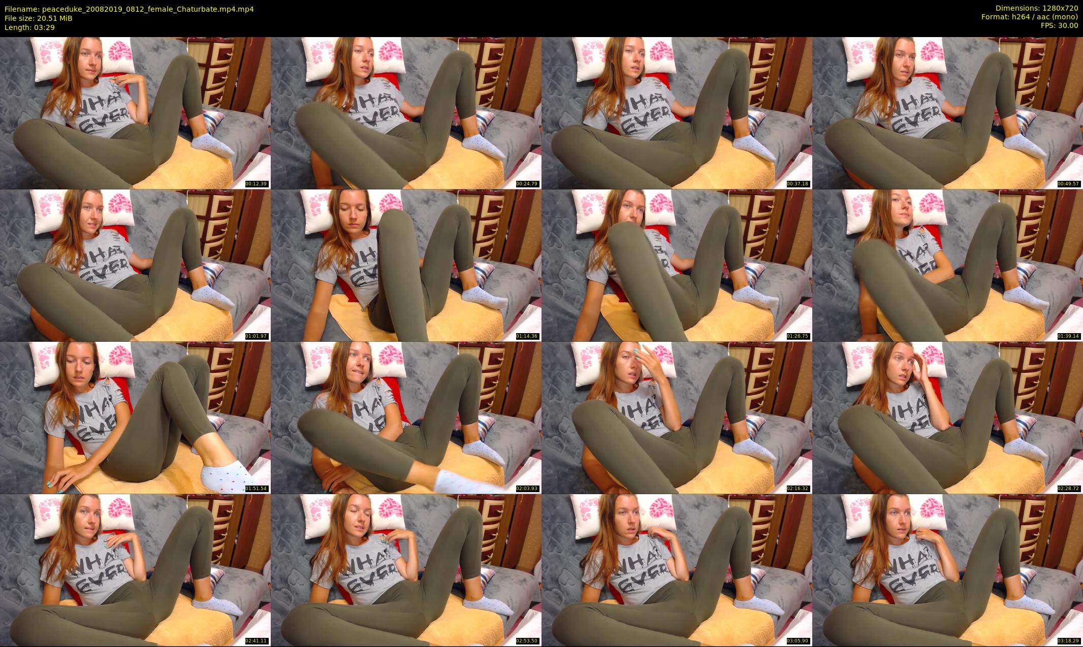 peaceduke — 4 minute Chaturbate female cam show recording, 720p, Aug 20, 2019