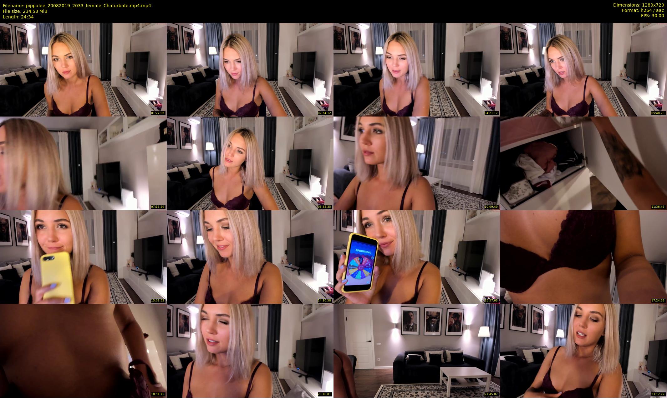 pippalee — 25 minute Chaturbate female cam show recording, 720p, Aug 20, 2019
