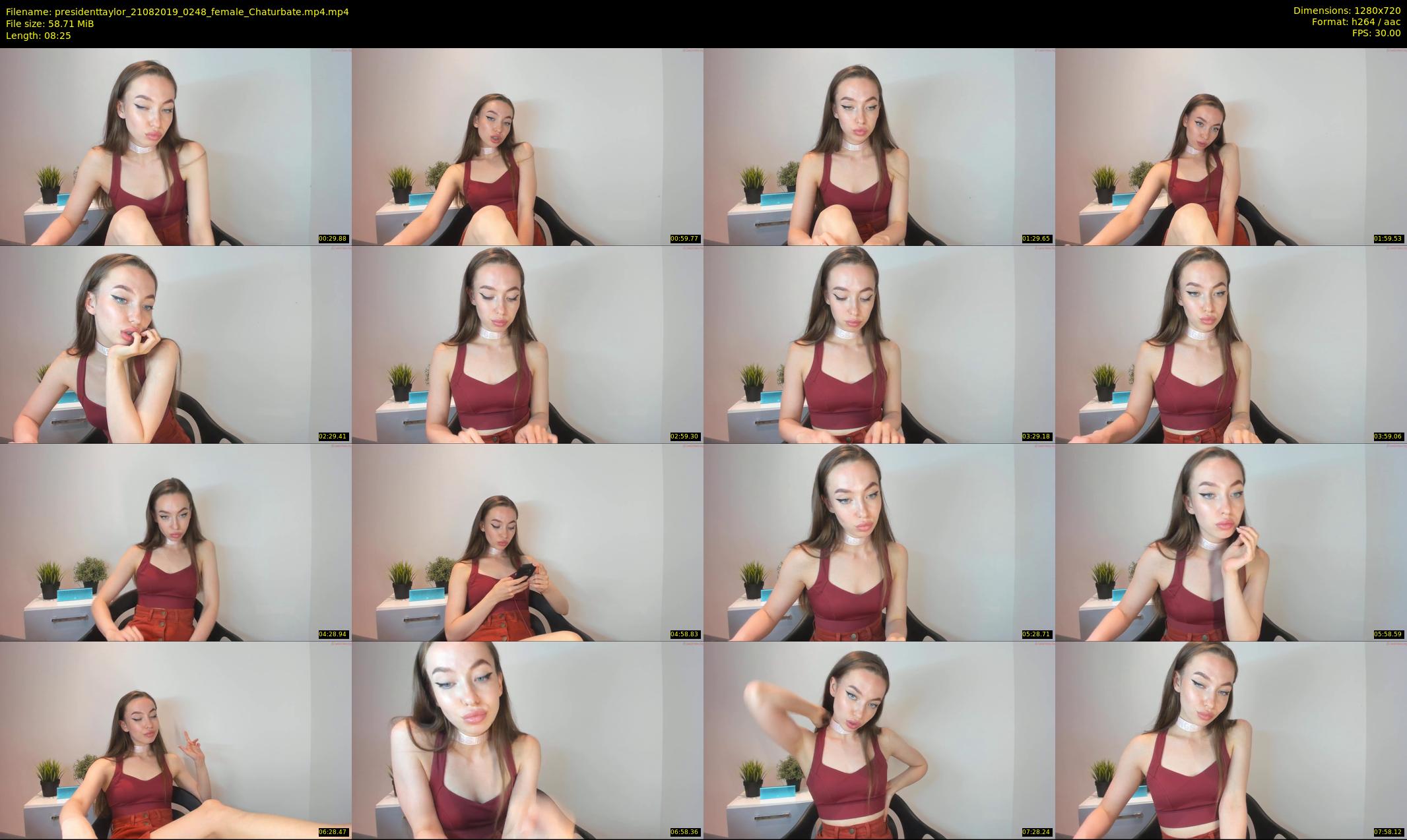 presidenttaylor — 9 minute Chaturbate female cam show recording, 720p, Aug 21, 2019